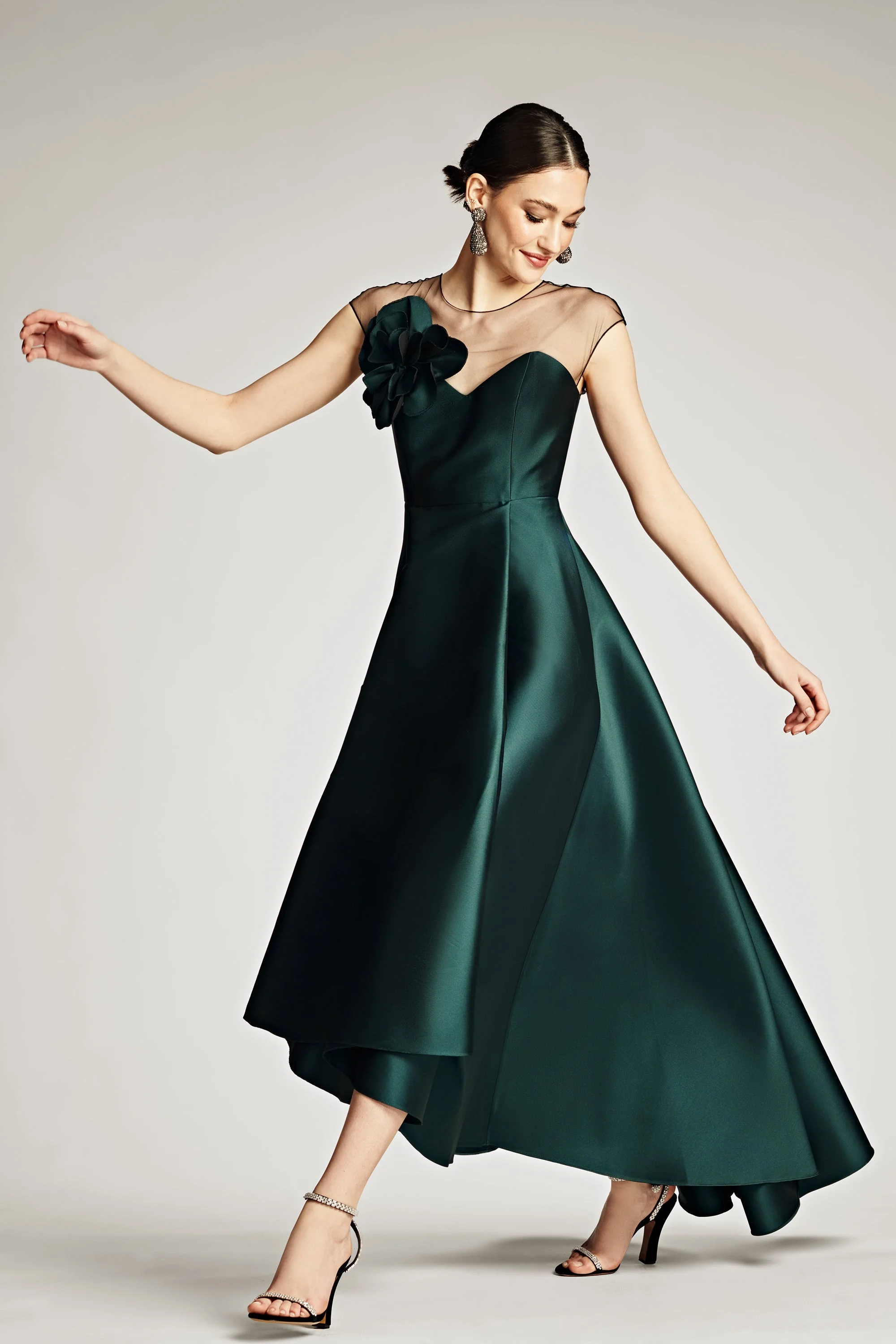 Blakely Gown - Forest Green - 1
