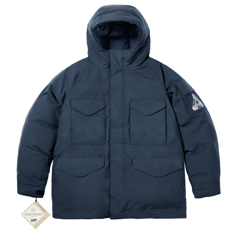 GORE-TEX WINDSTOPPER DOWN PARKA NAVY 1