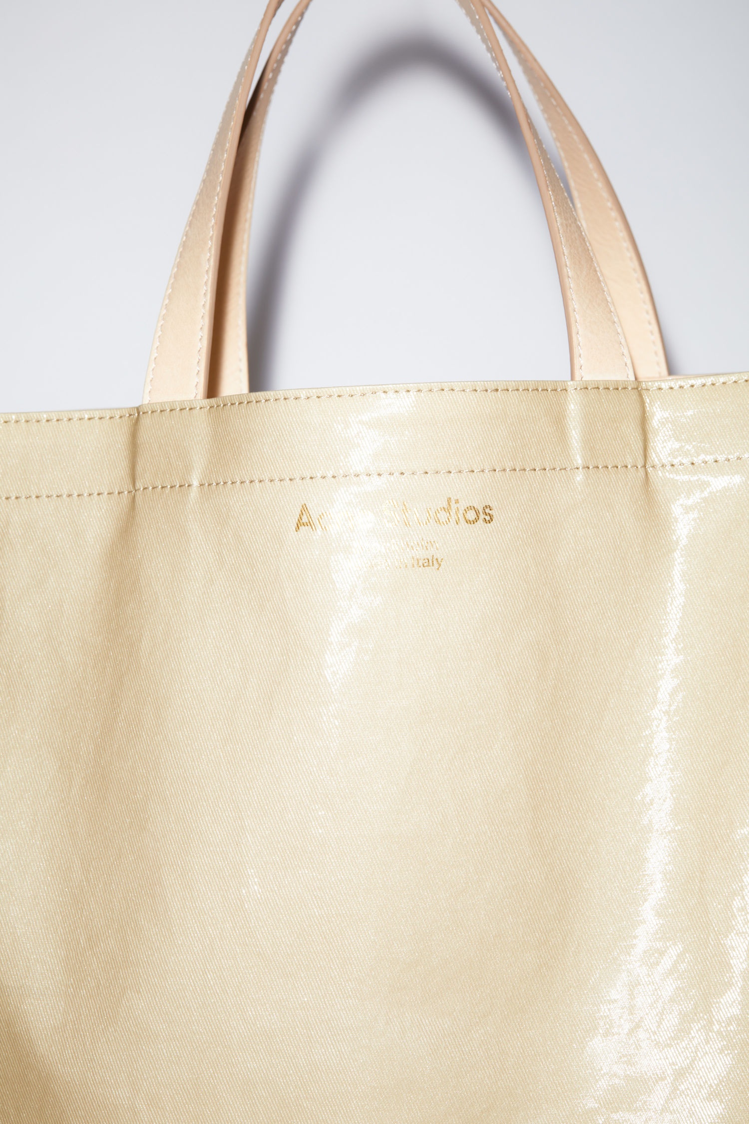Shiny tote bag - Beige - 6