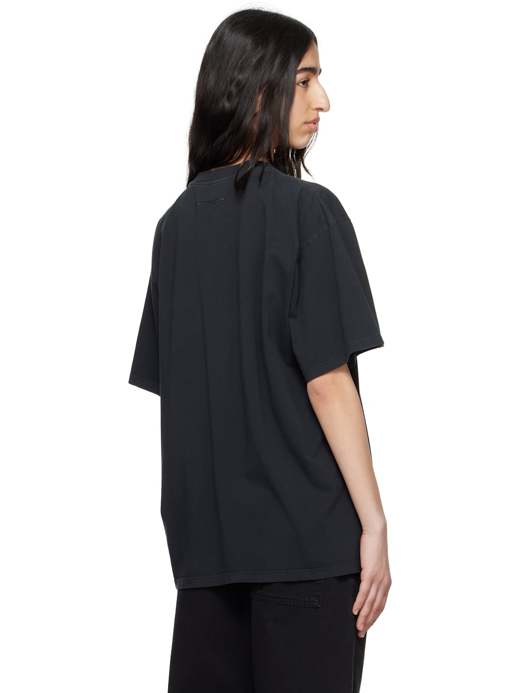 Black Basic Jersey T-shirt - 3