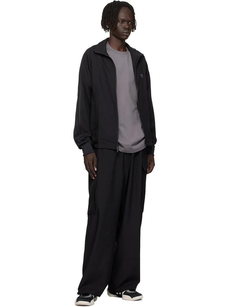 Y-3 Black Sport Uniform Track Jacket outlook