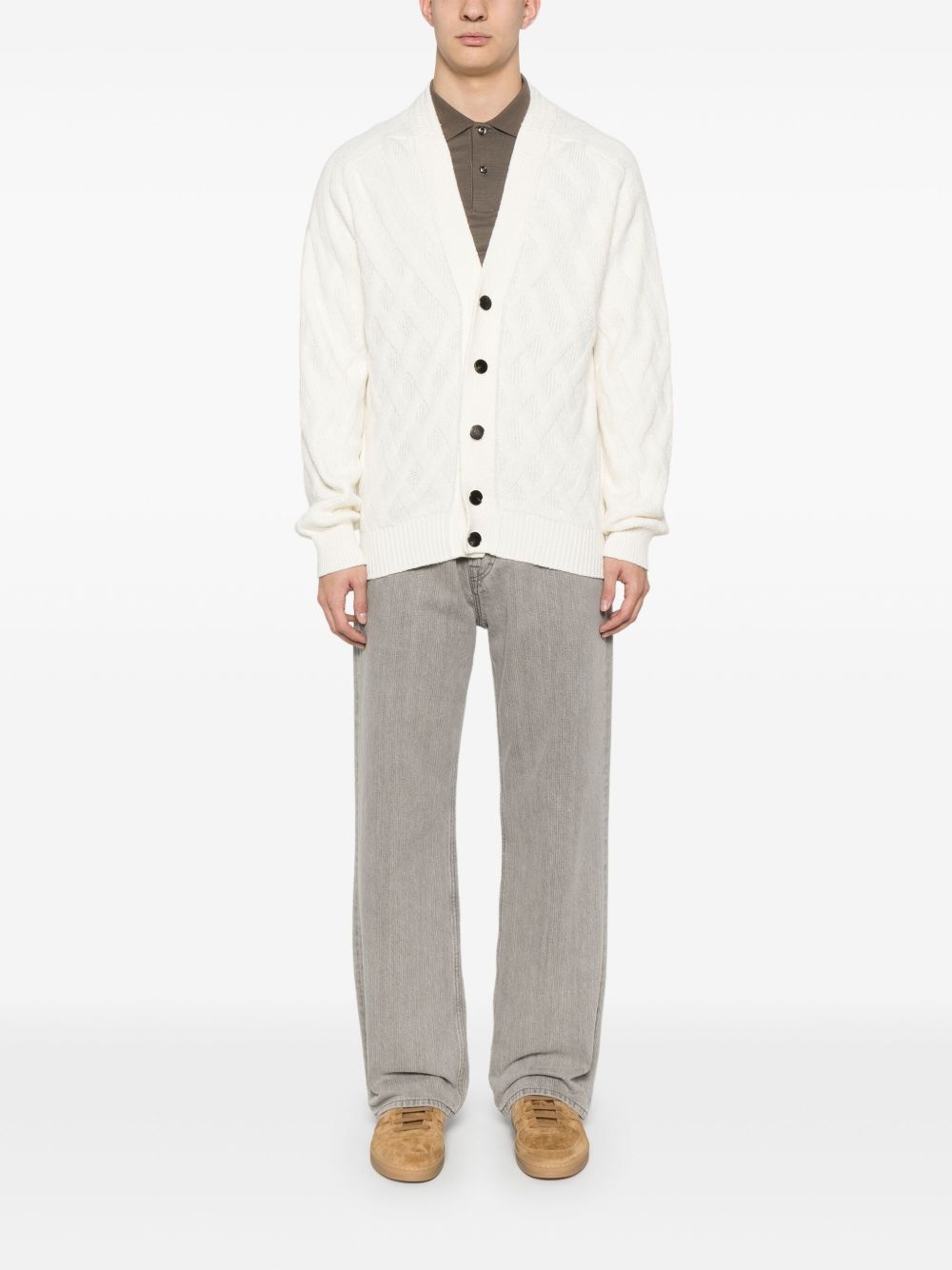 chunky-knit cardigan - 2
