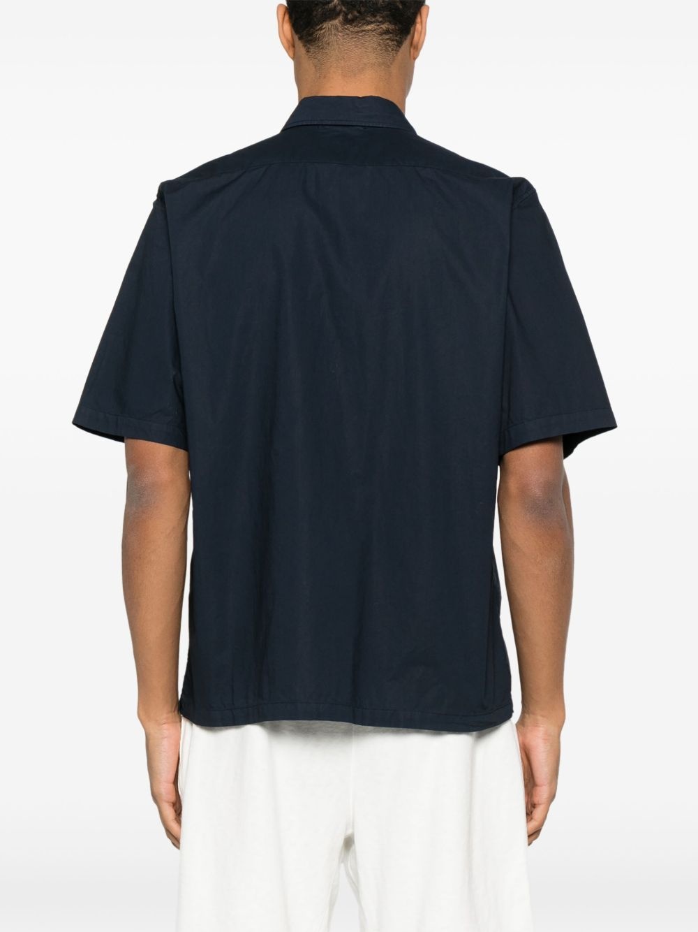logo-embroidered shirt - 4