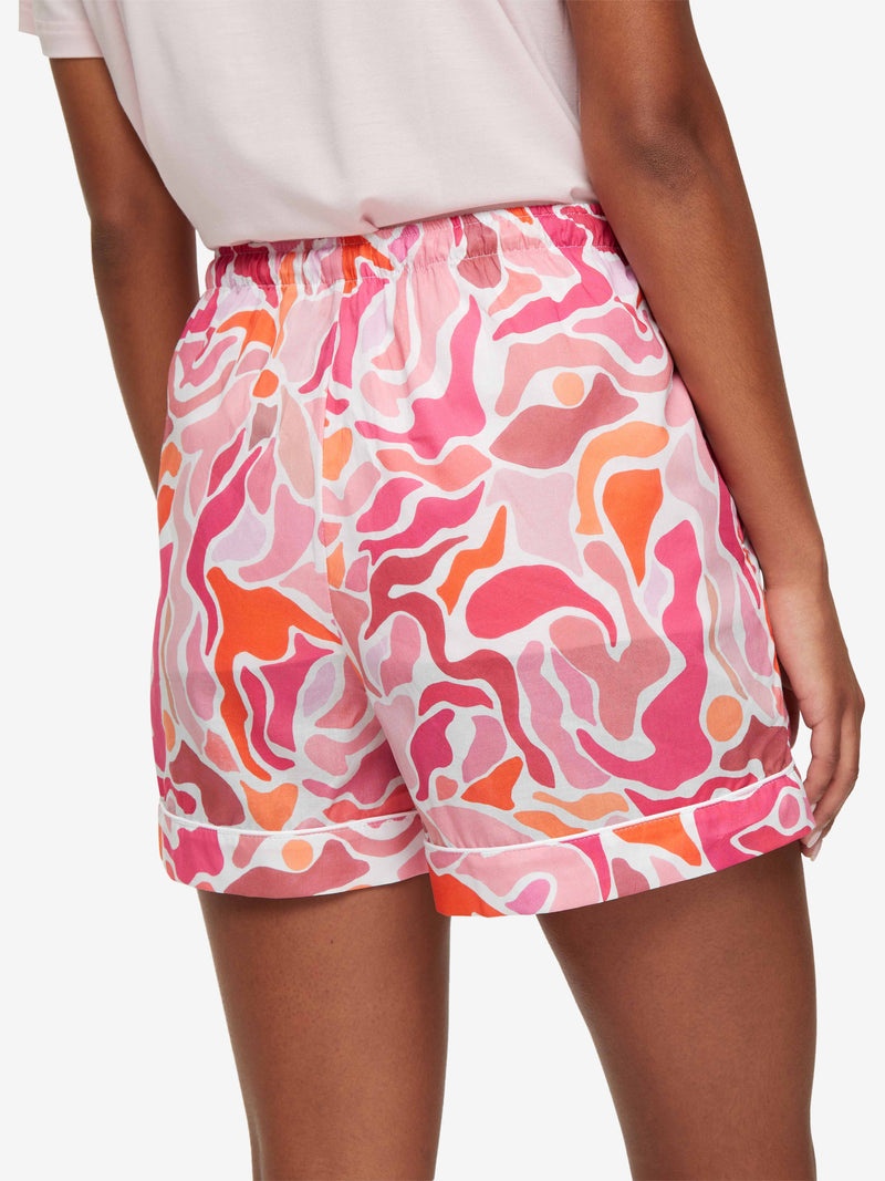 Women's Lounge Shorts Ledbury 61 Cotton Batiste Pink - 4