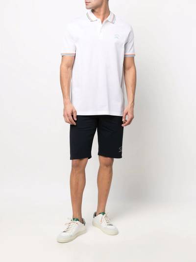 Paul & Shark striped-trim polo shirt outlook