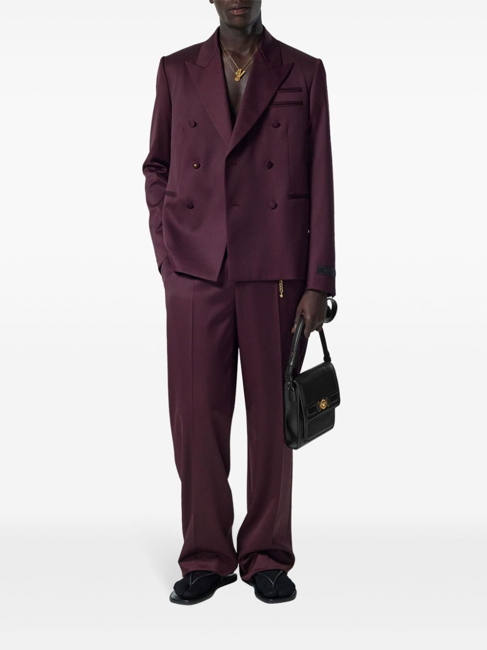 wide-leg tailored trousers - 2