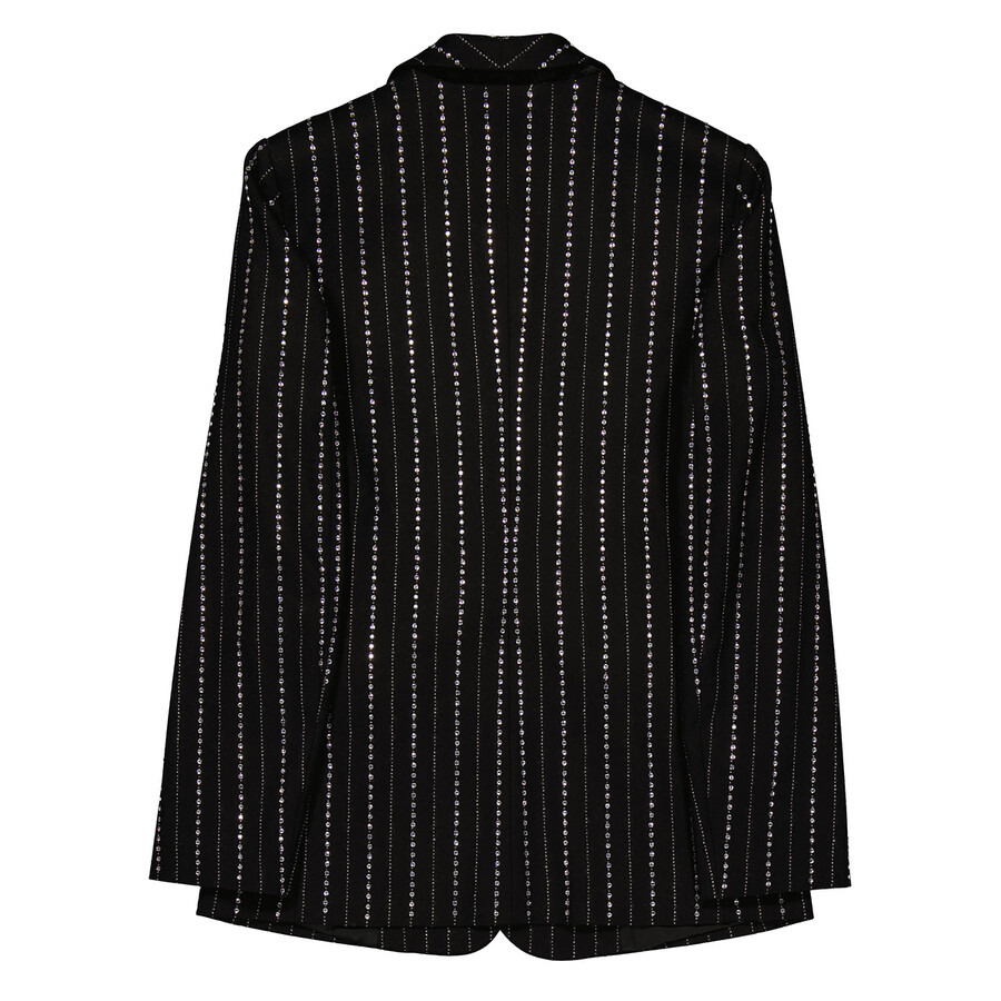 Emporio Armani Ladies Luxury Black Jacket, Brand Size 42 (US Size 8) - 2