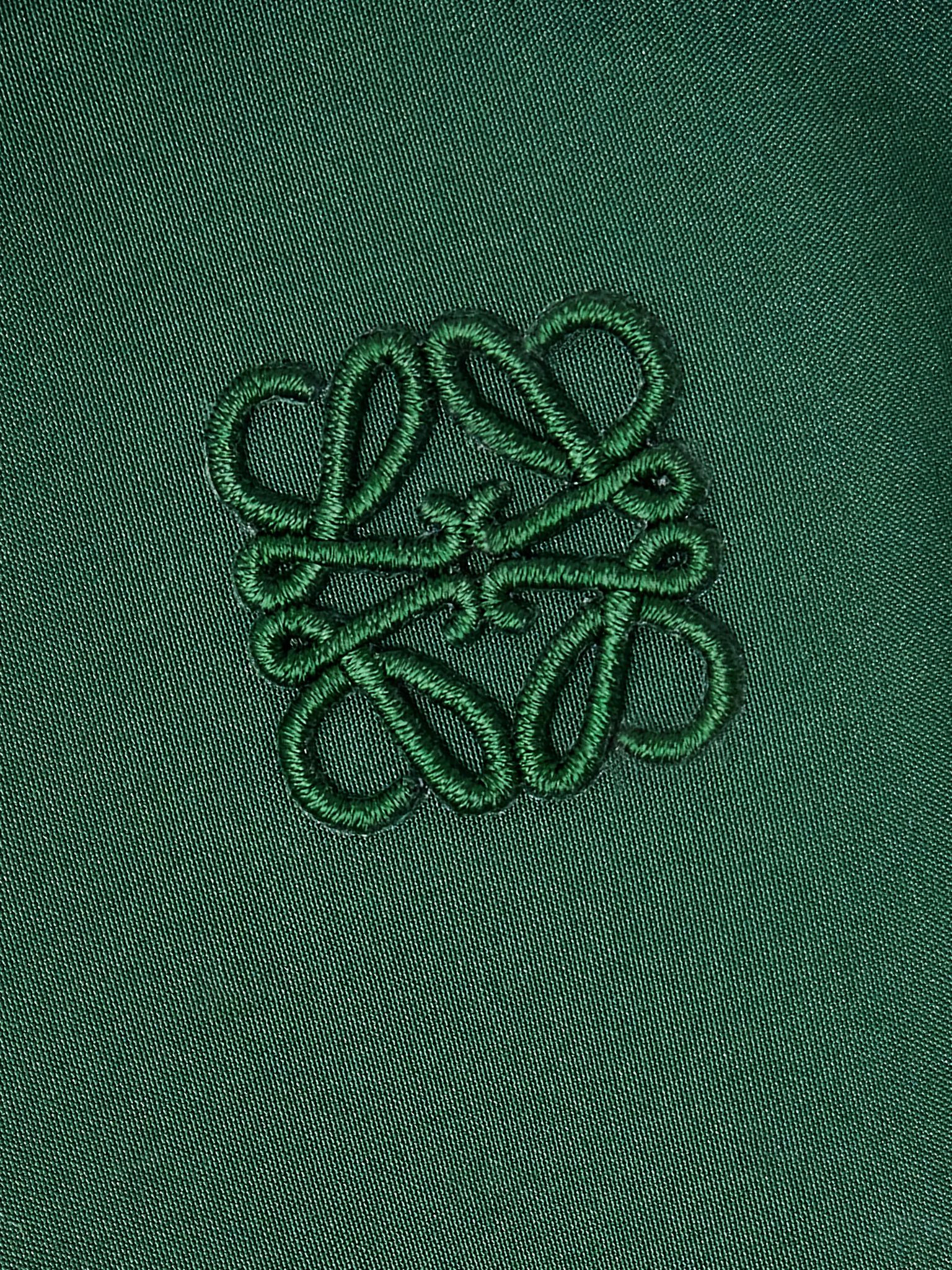 Draped silk blouse Green - 5