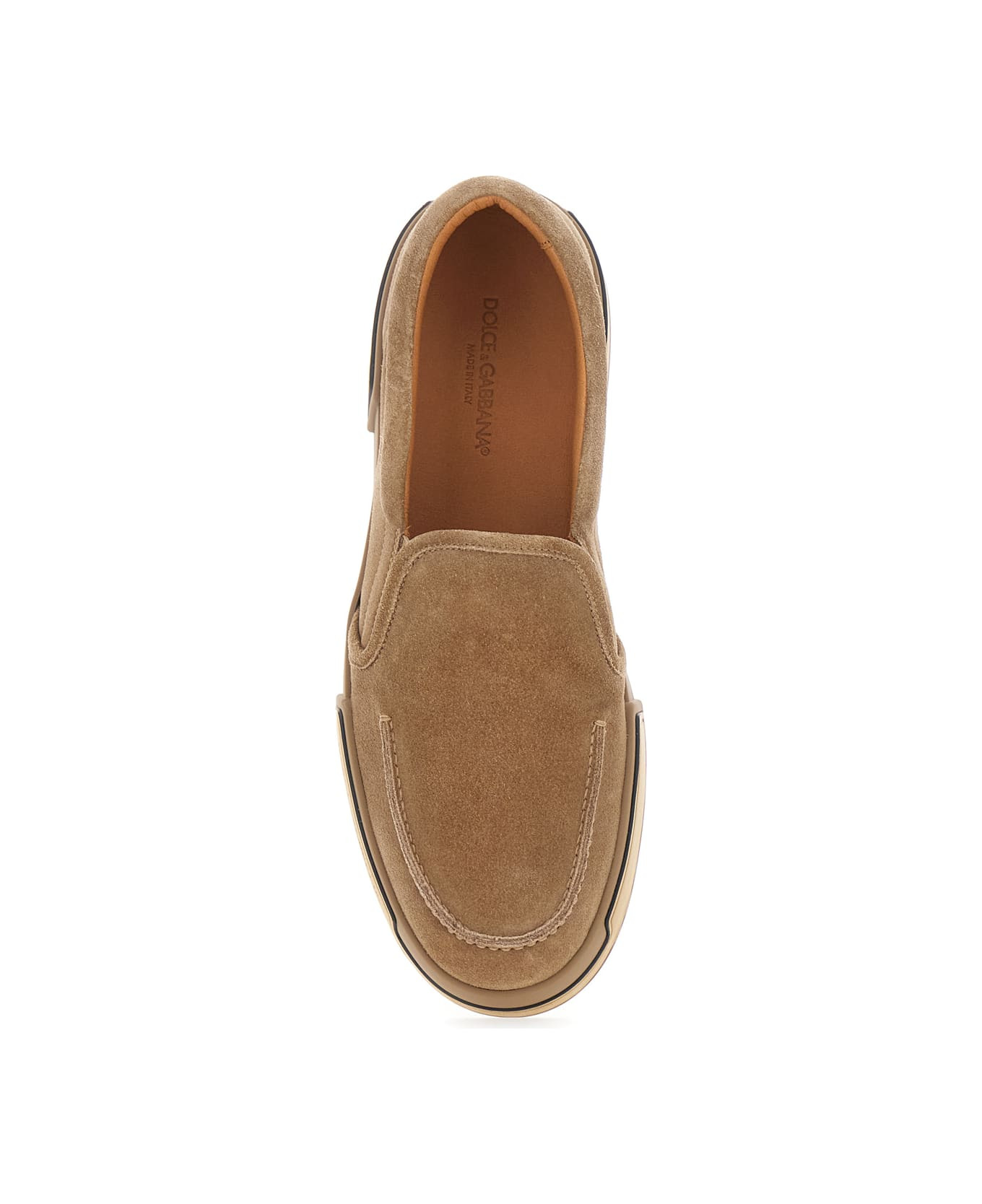 'portofino' Brown Sneakers With Logo Lettering On The Sole In Suede Woman - 4