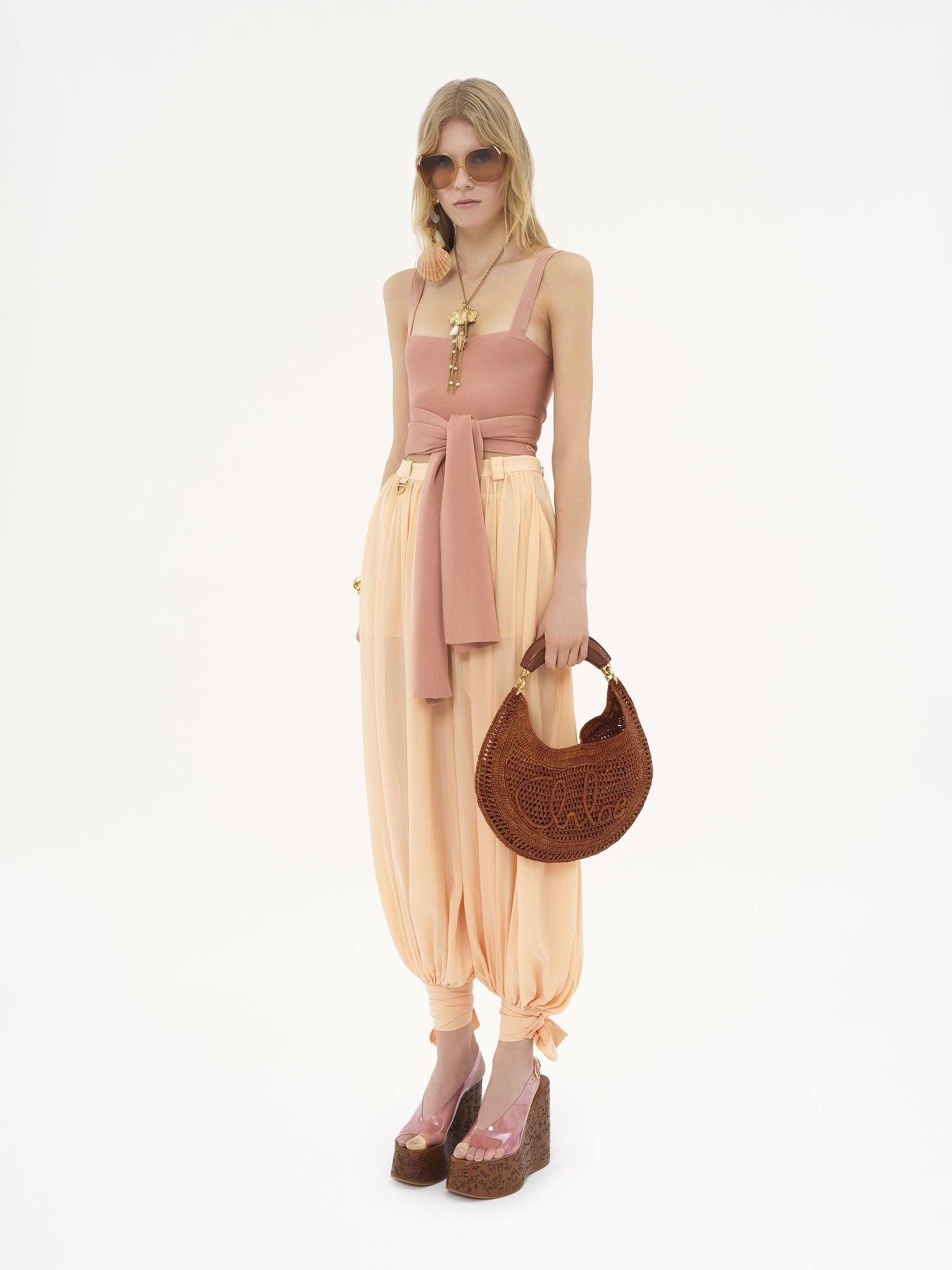 SUMMER BANANA HOBO BAG IN RAFFIA - 7
