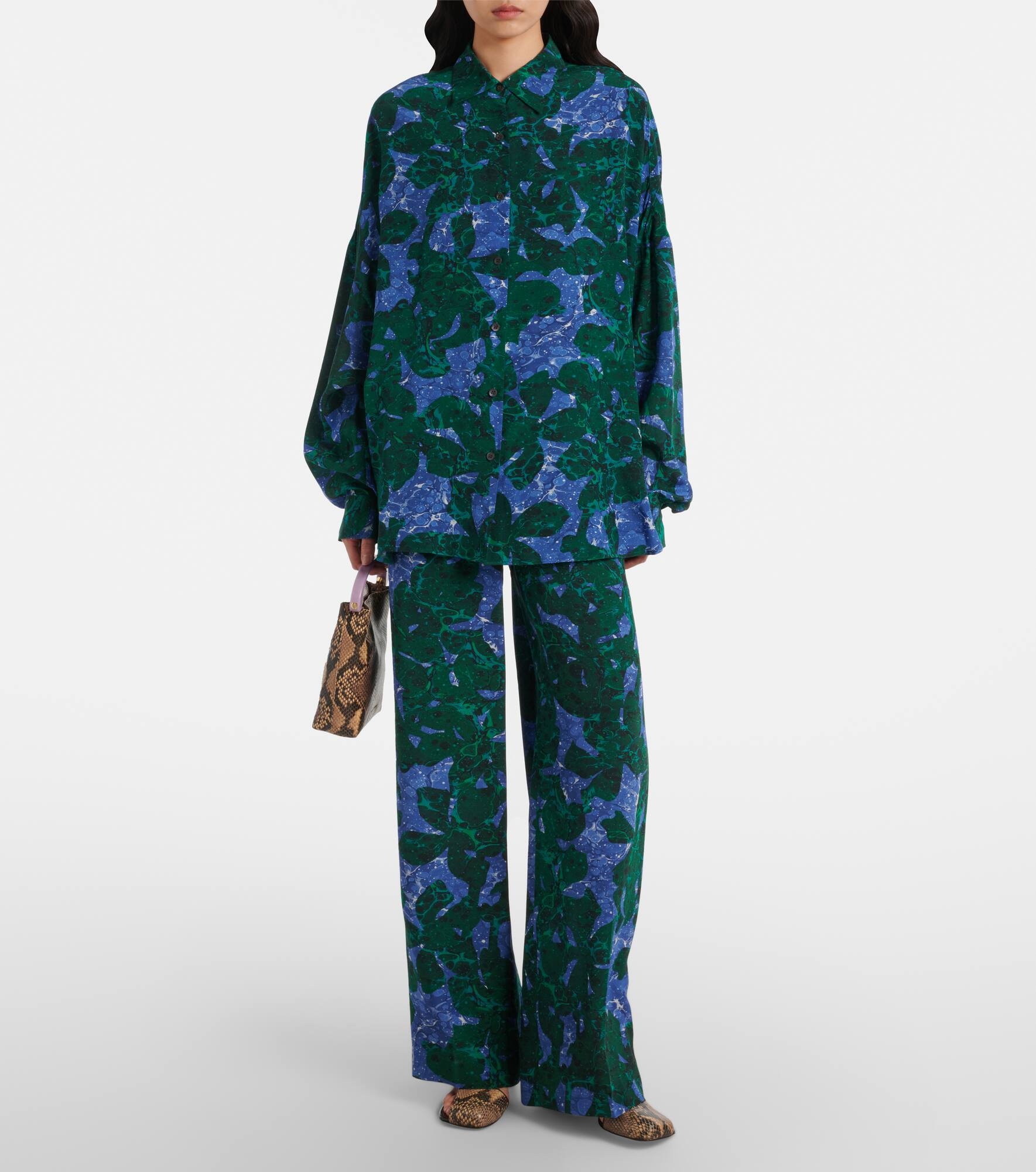 Printed silk shirt - 2