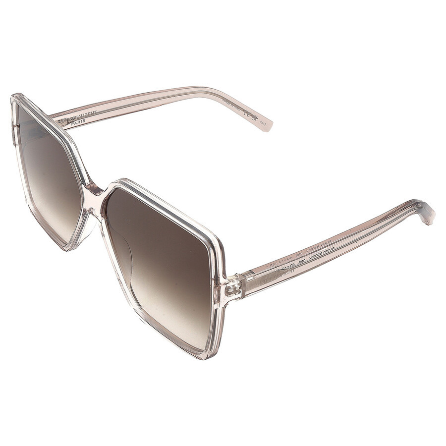 Saint Laurent Brown Gradient Square Ladies Sunglasses SL 232 BETTY-005 63 - 5