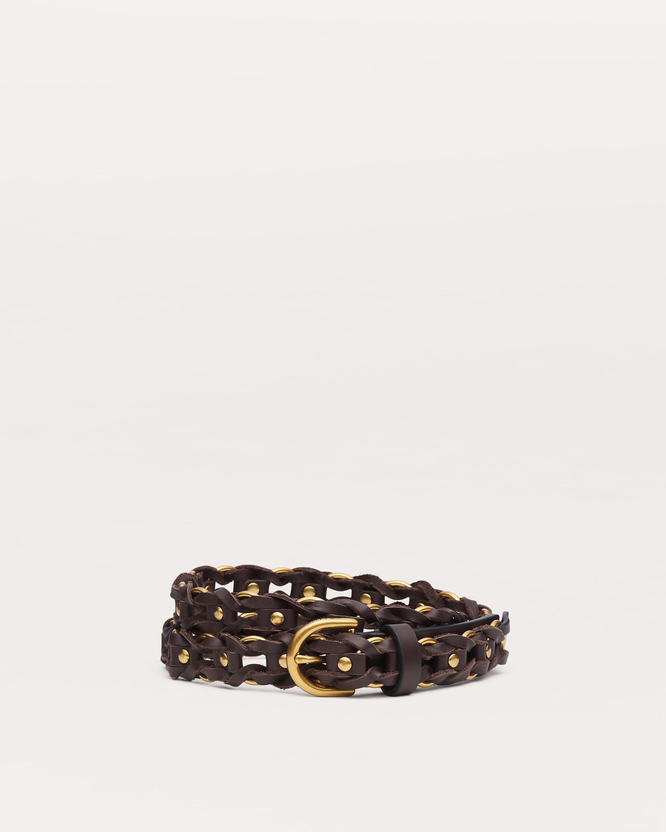 Aria Leather Chain Belt - 1