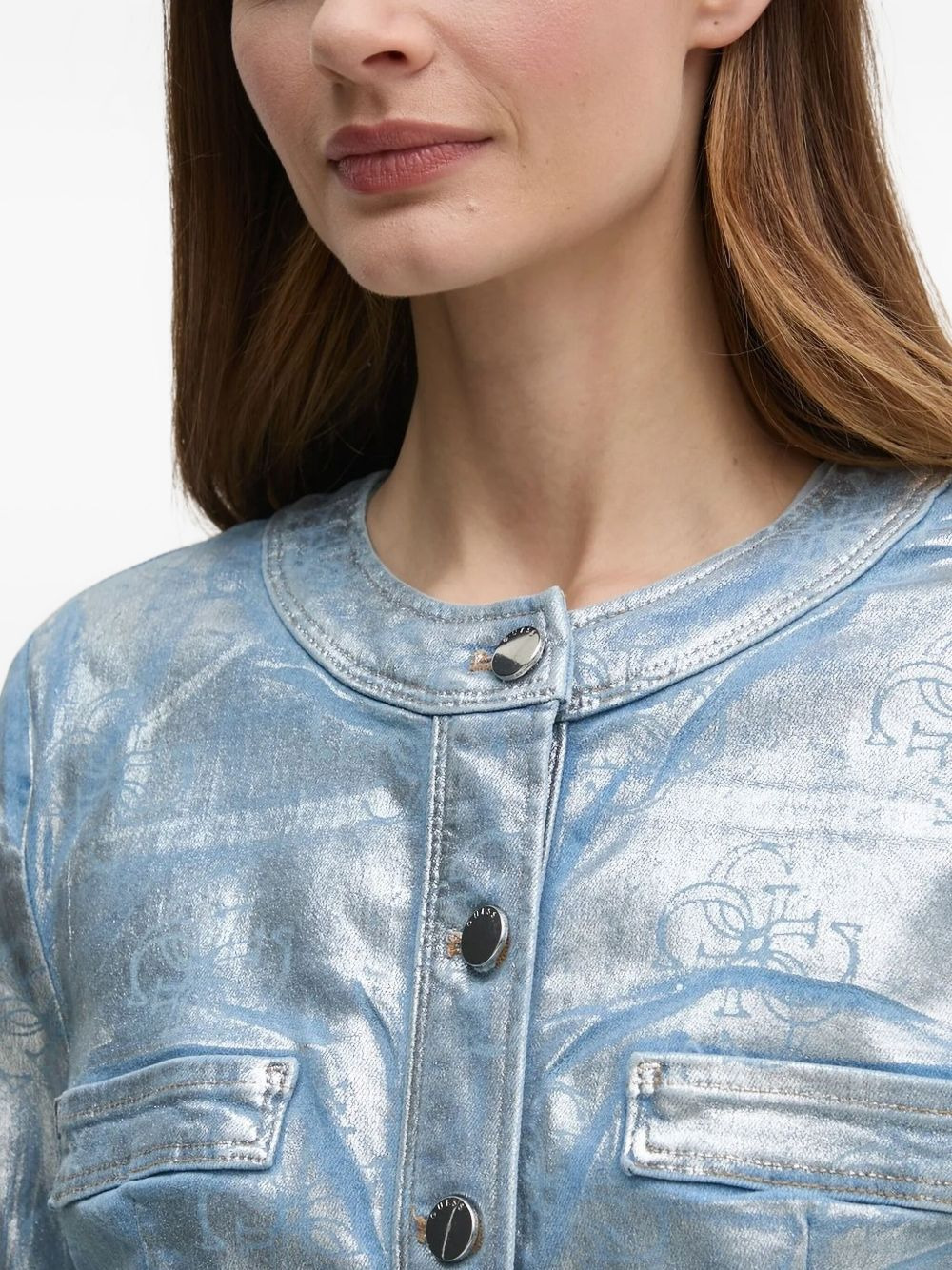 logo-motif bomber jacket - 4