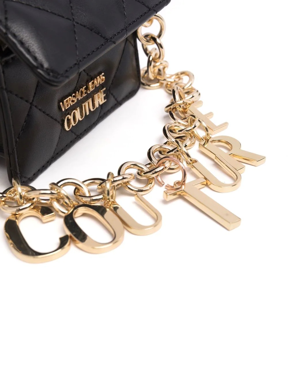 logo-chain mini quilted bag - 5