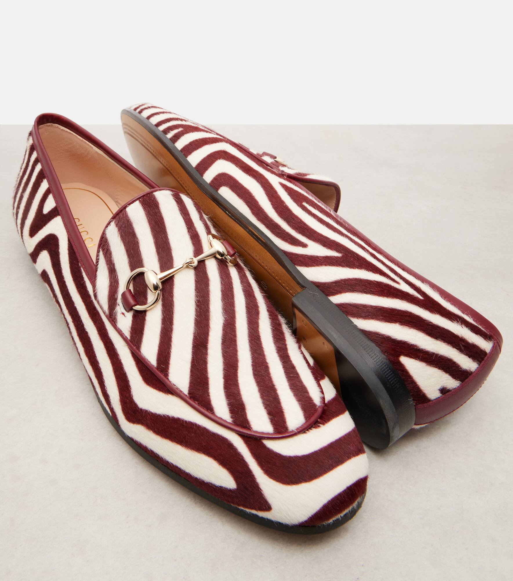 Jordaan Horsebit calf hair loafers - 5