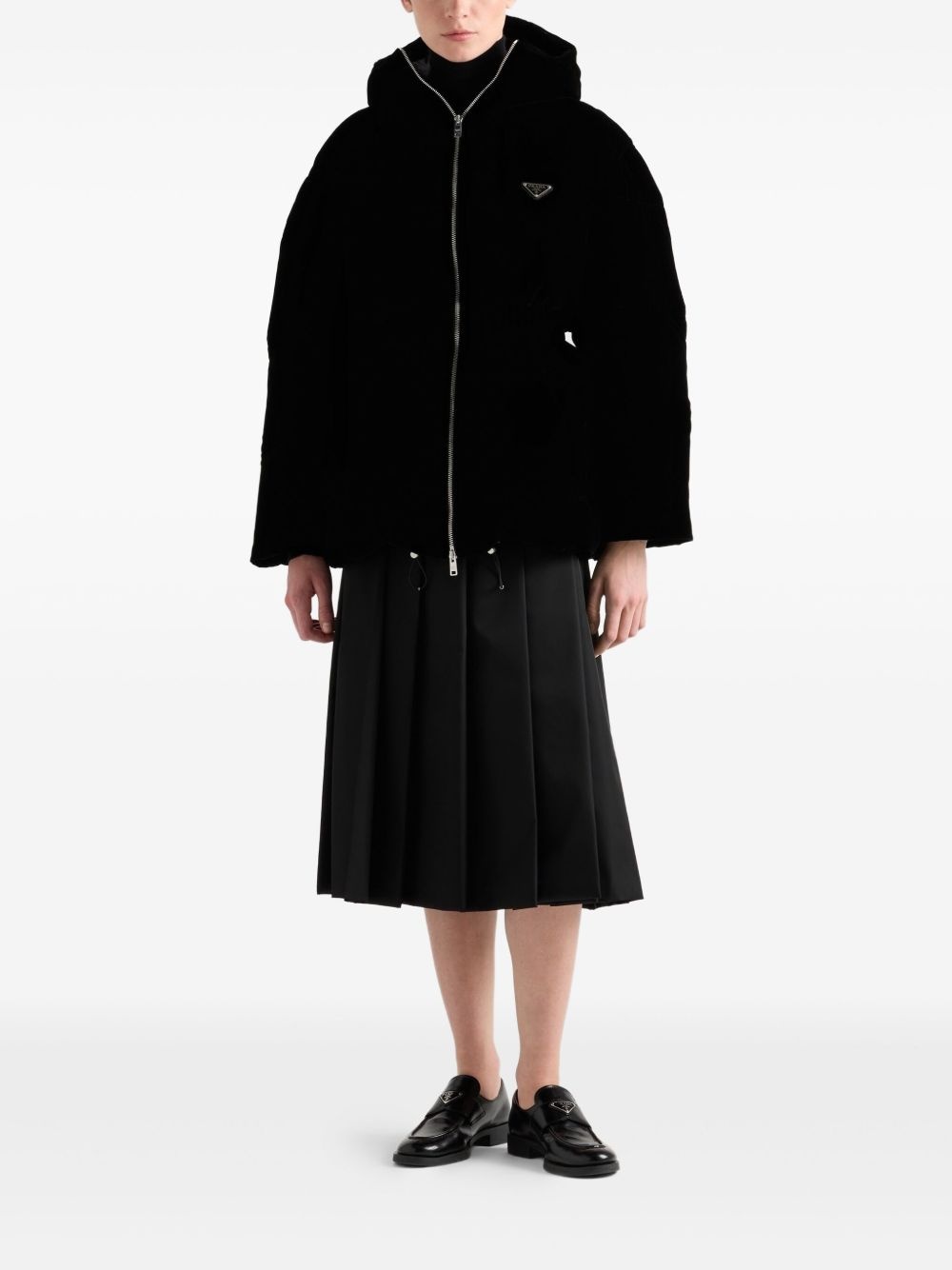 velvet puffer jacket - 2