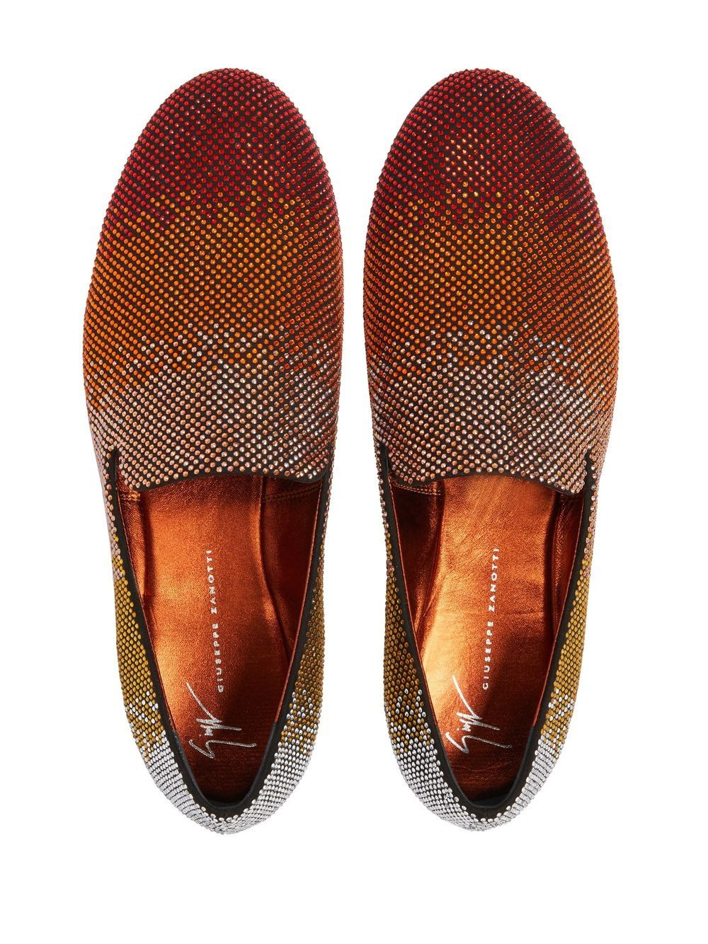 Lewis Sparkle crystal-embellished loafers - 4