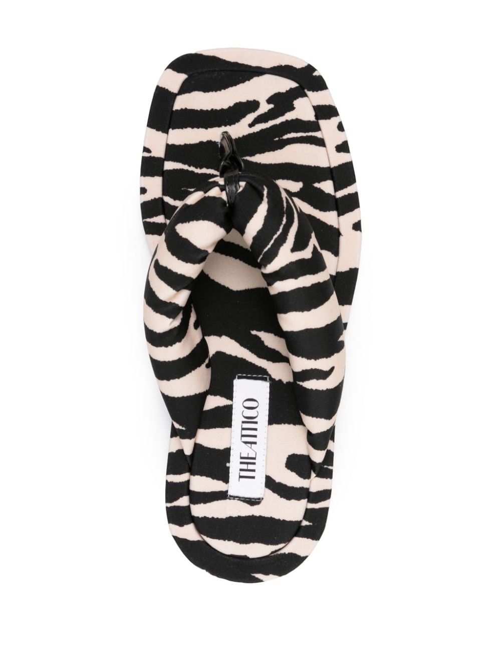 zebra-print square slides - 4