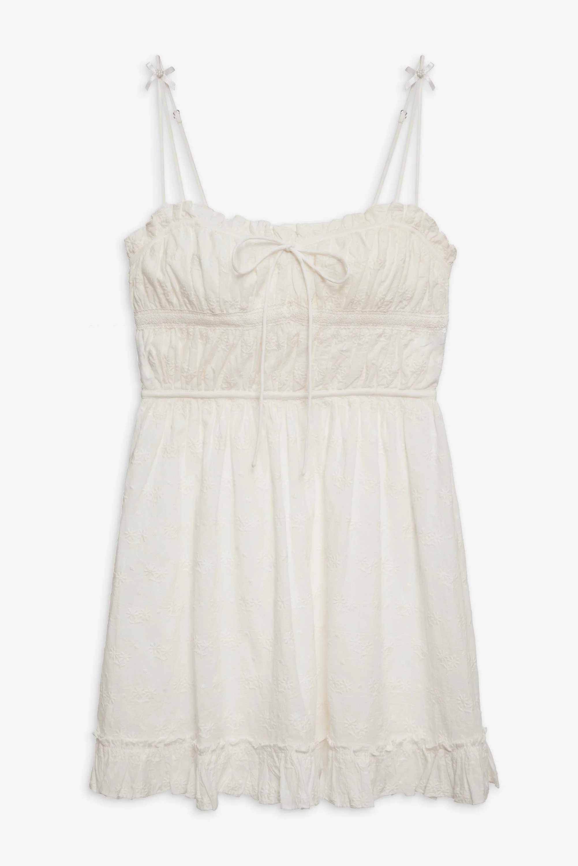 Edie Eyelet Slip Dress - 1