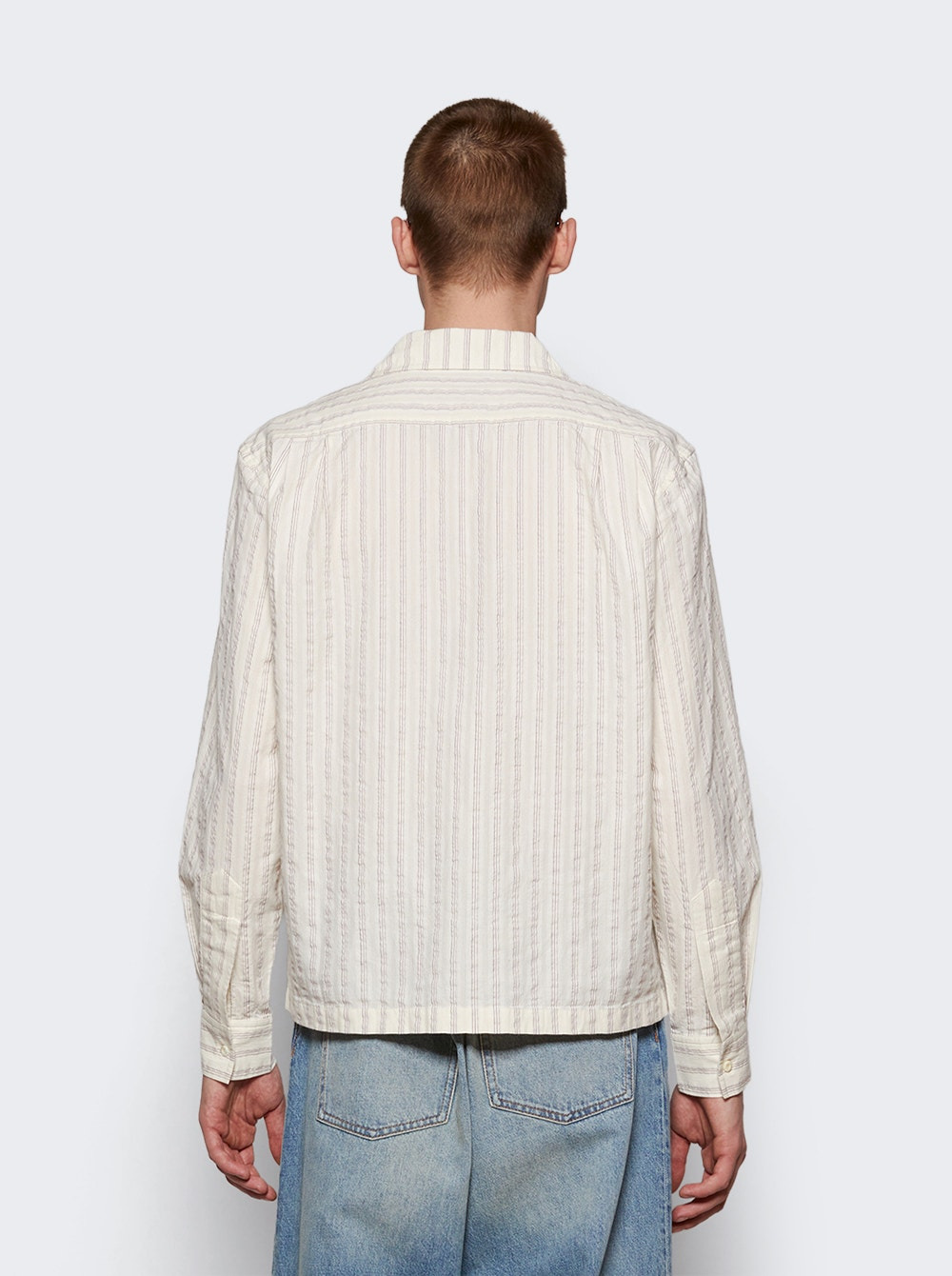 Sail Shirt Off White And Lavender - 5