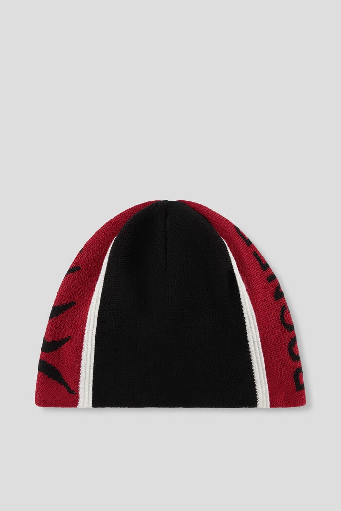 Rocky Knitted hat in Black/Red - 1
