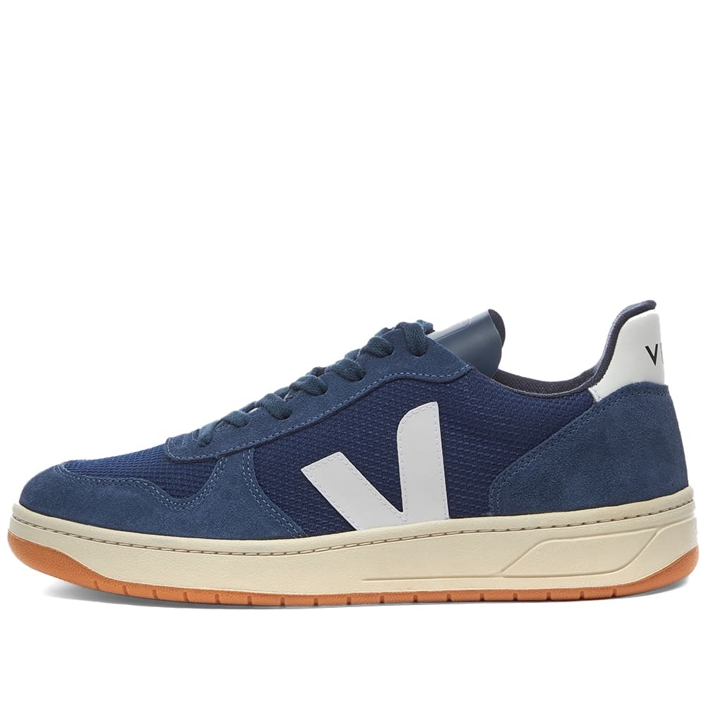 Veja V-10 Suede & Mesh Basketball Sneaker - 2