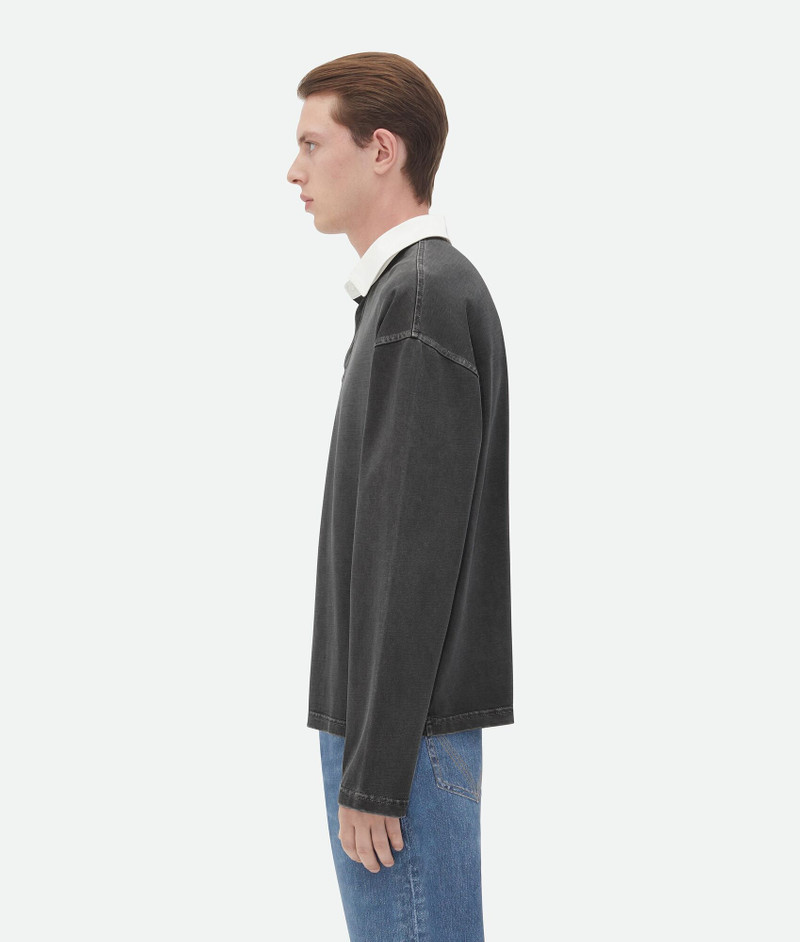 Bottega Veneta Washed Out Jersey Polo outlook