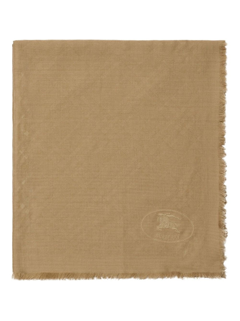 Burberry silk-blend scarf outlook