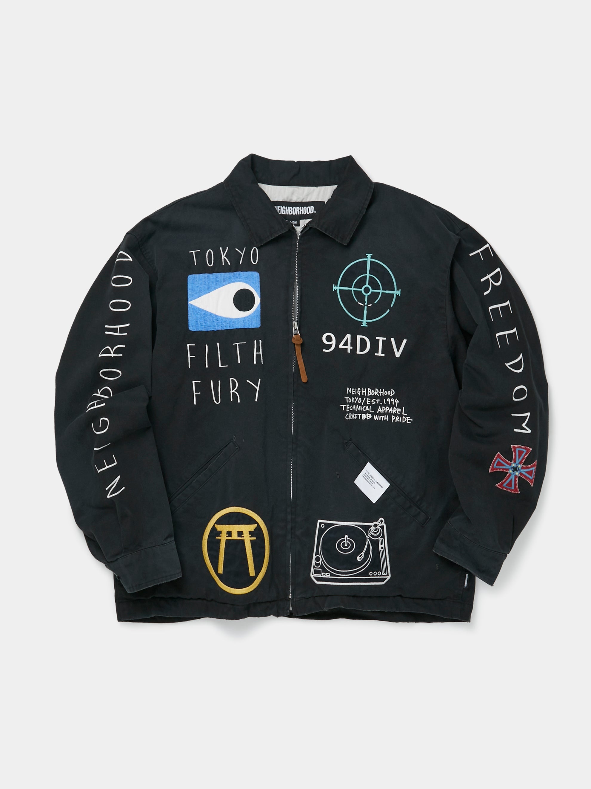 NEIGHBORHOOD SAVAGE SOUVENIR JACKET (BLACK) | unionlosangeles | REVERSIBLE