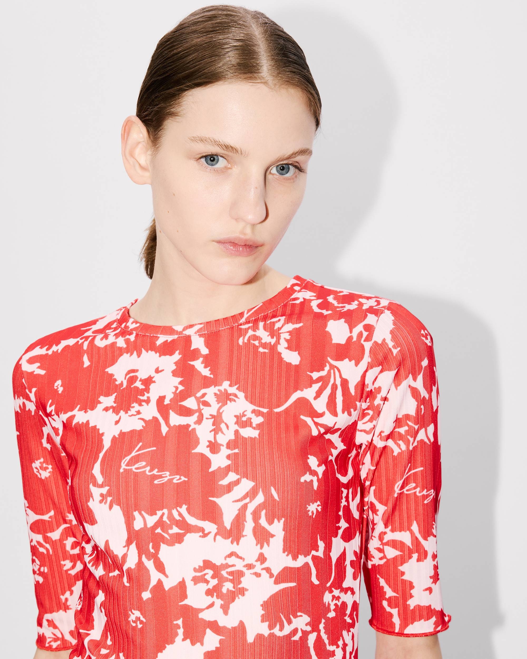 'KENZO Flower Camo' long T-shirt dress - 5