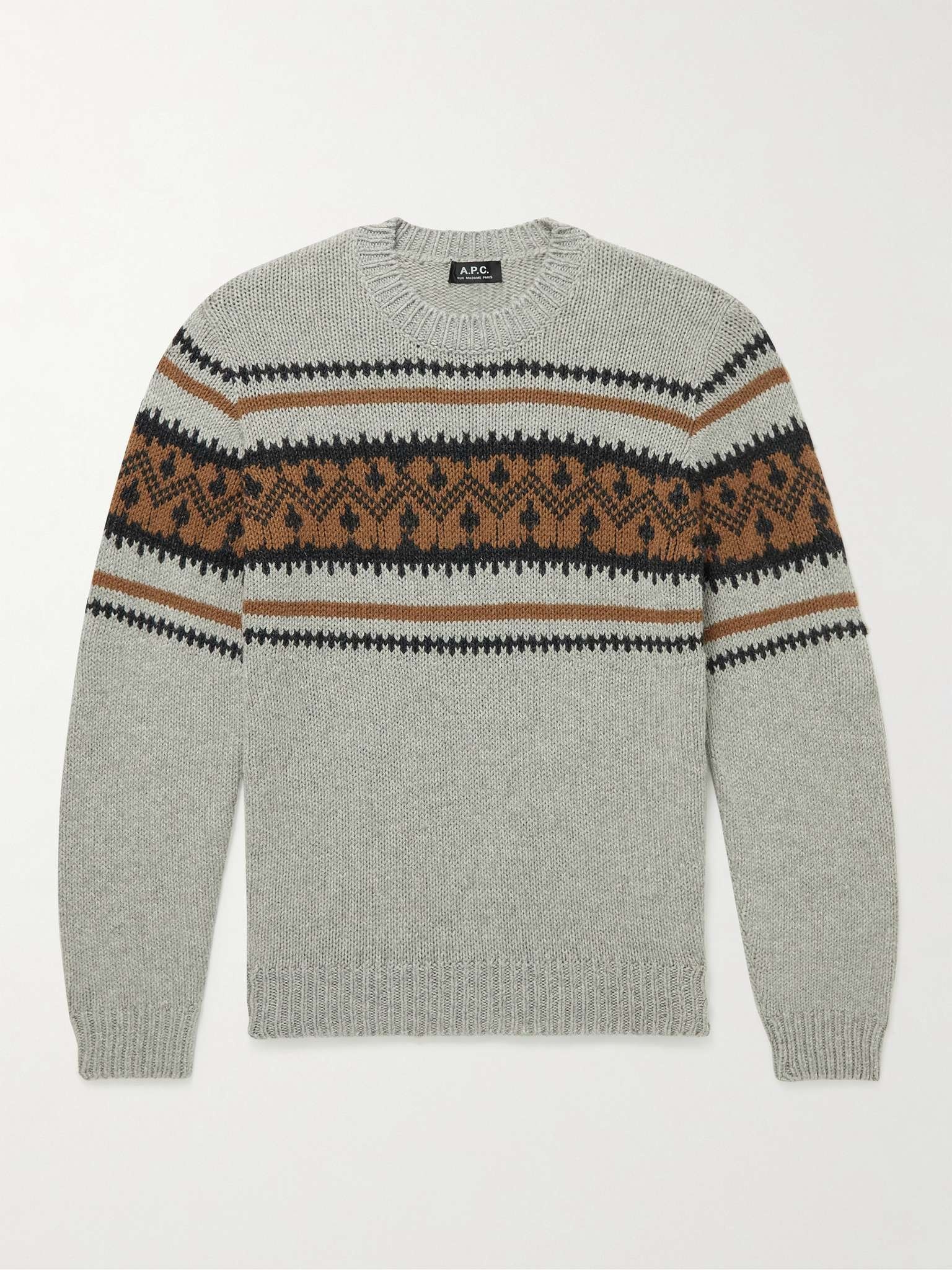 Franz Intarsia-Knit Alpaca-Blend Sweater - 1