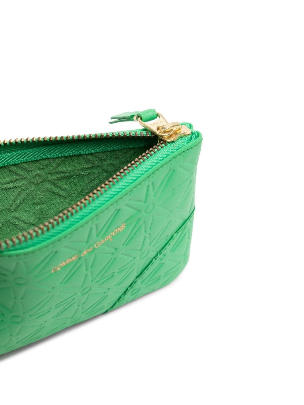 small embossed pattern leather wallet - 3