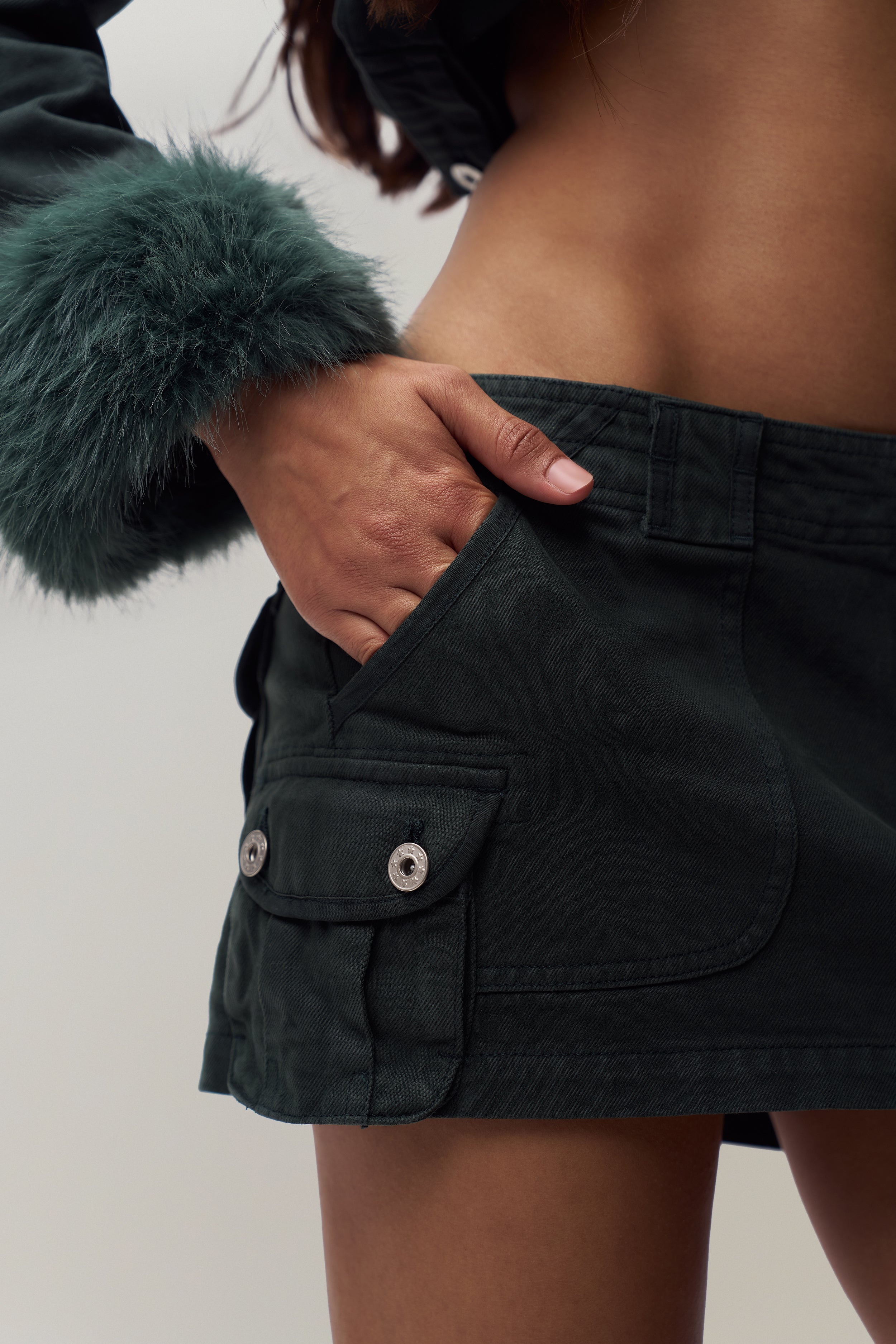 ANAIS CARGO MINI SKIRT - 2