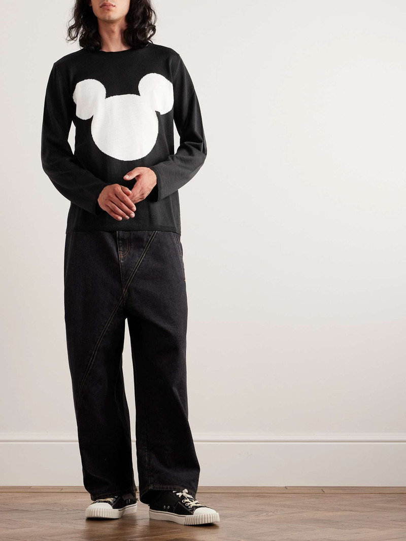 Comme des Garçons SHIRT + Disney Intarsia-Knit Sweater outlook