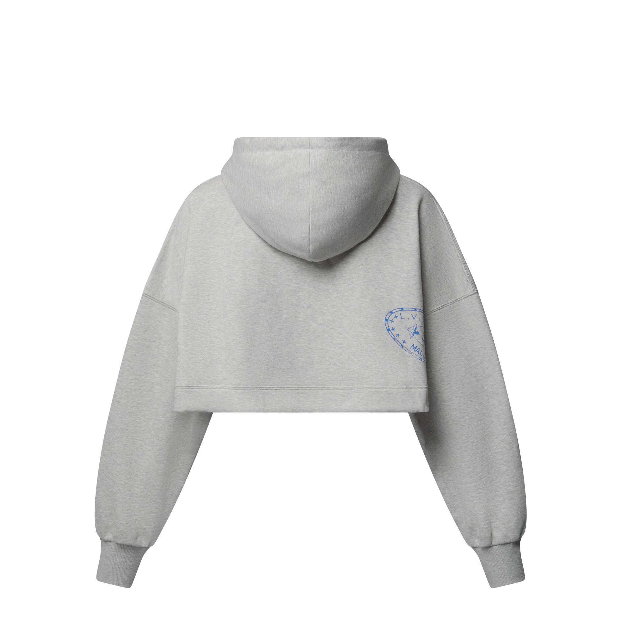Travel Stamp Cropped Hoodie - 3