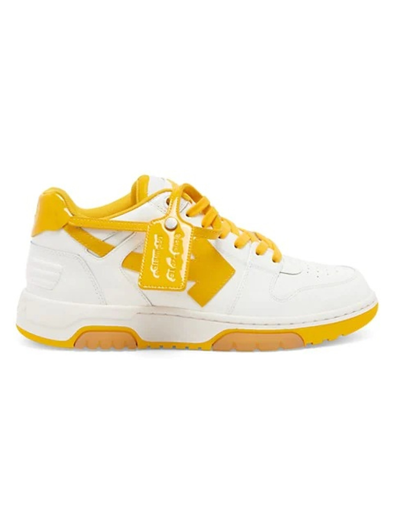 panelled low-top sneakers - 1