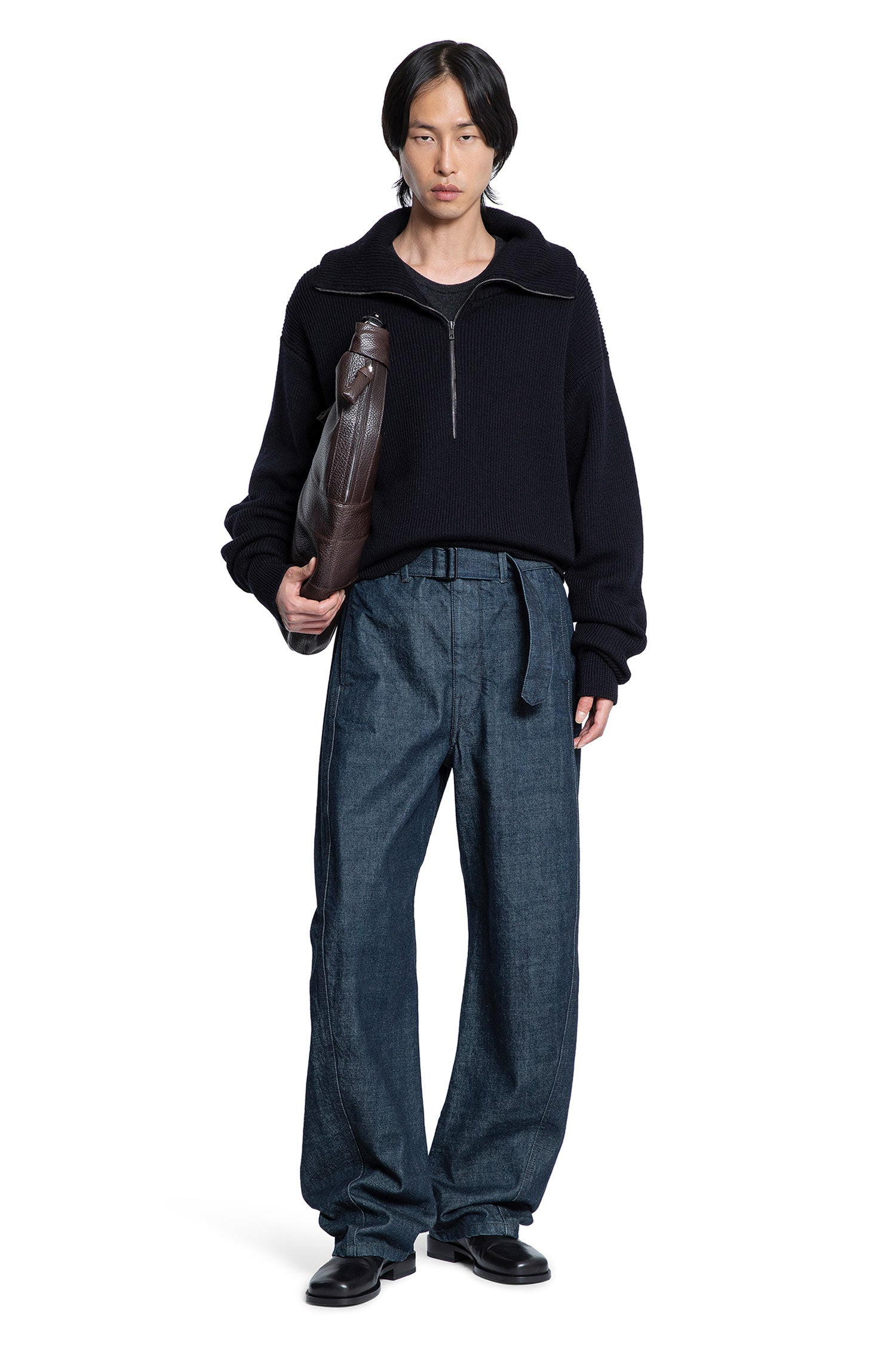 Twisted Belted Pants - 4