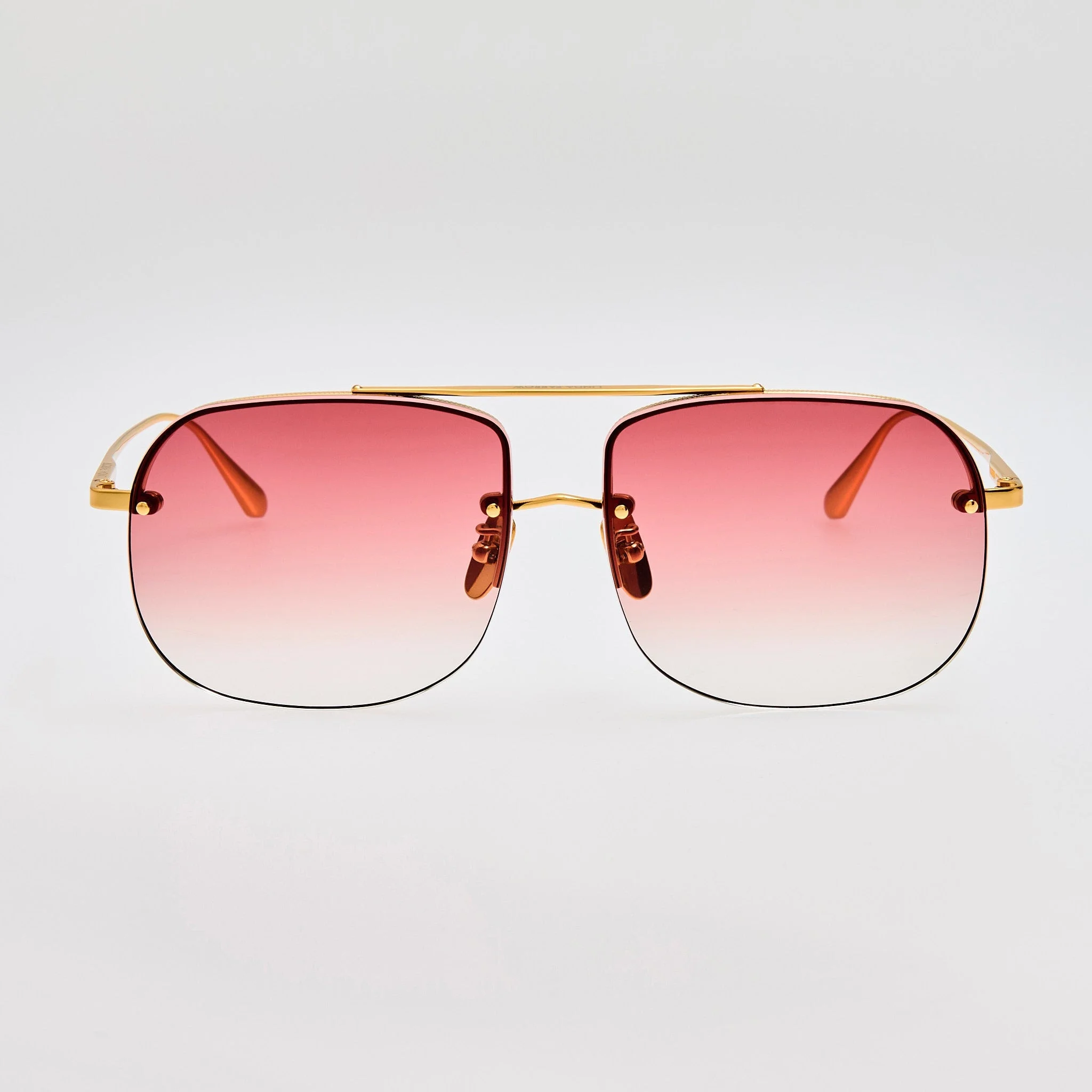Seren Sunglasses in Red and Gold - 1