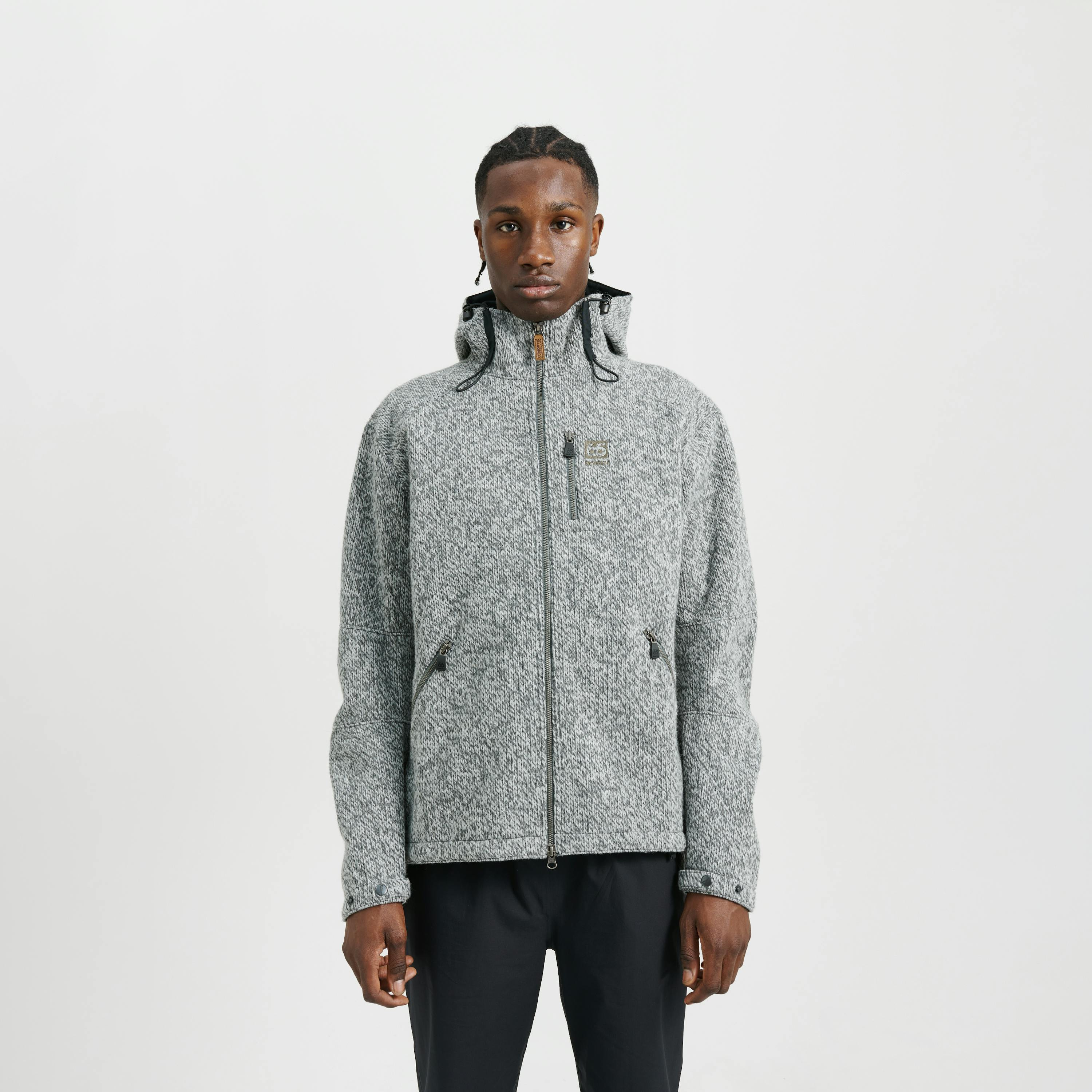 Vindur Fleece lined hooded wool jacket (Unisex) - 6