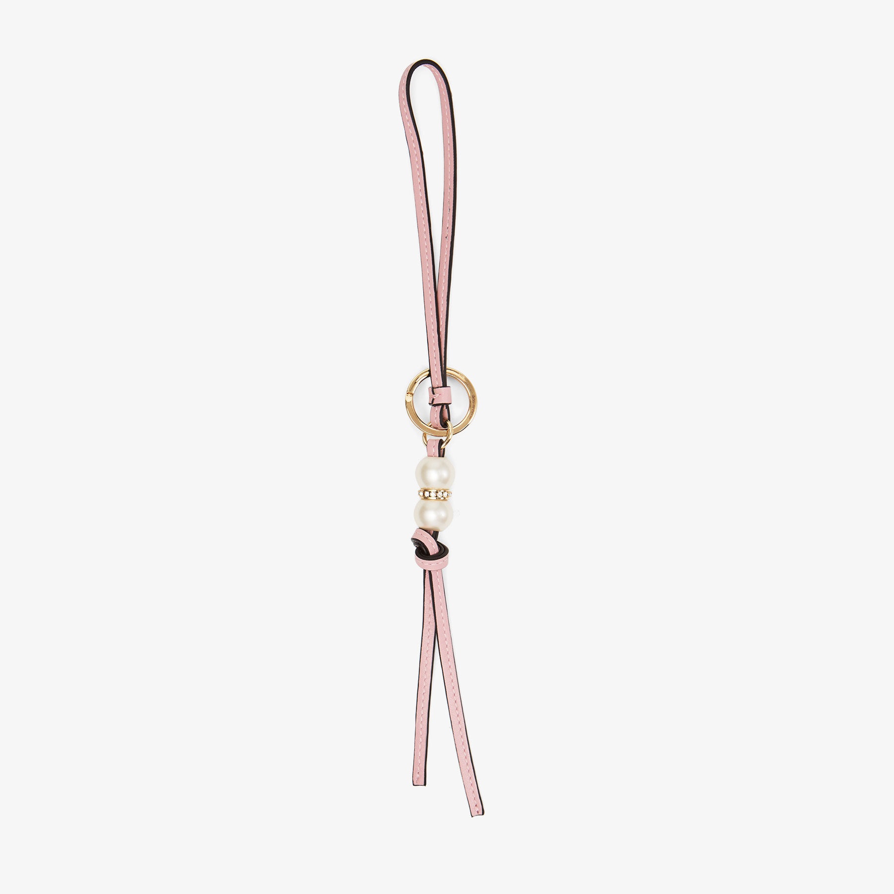 Spheres Charm
Rose Leather Pearl Bag Charm - 3
