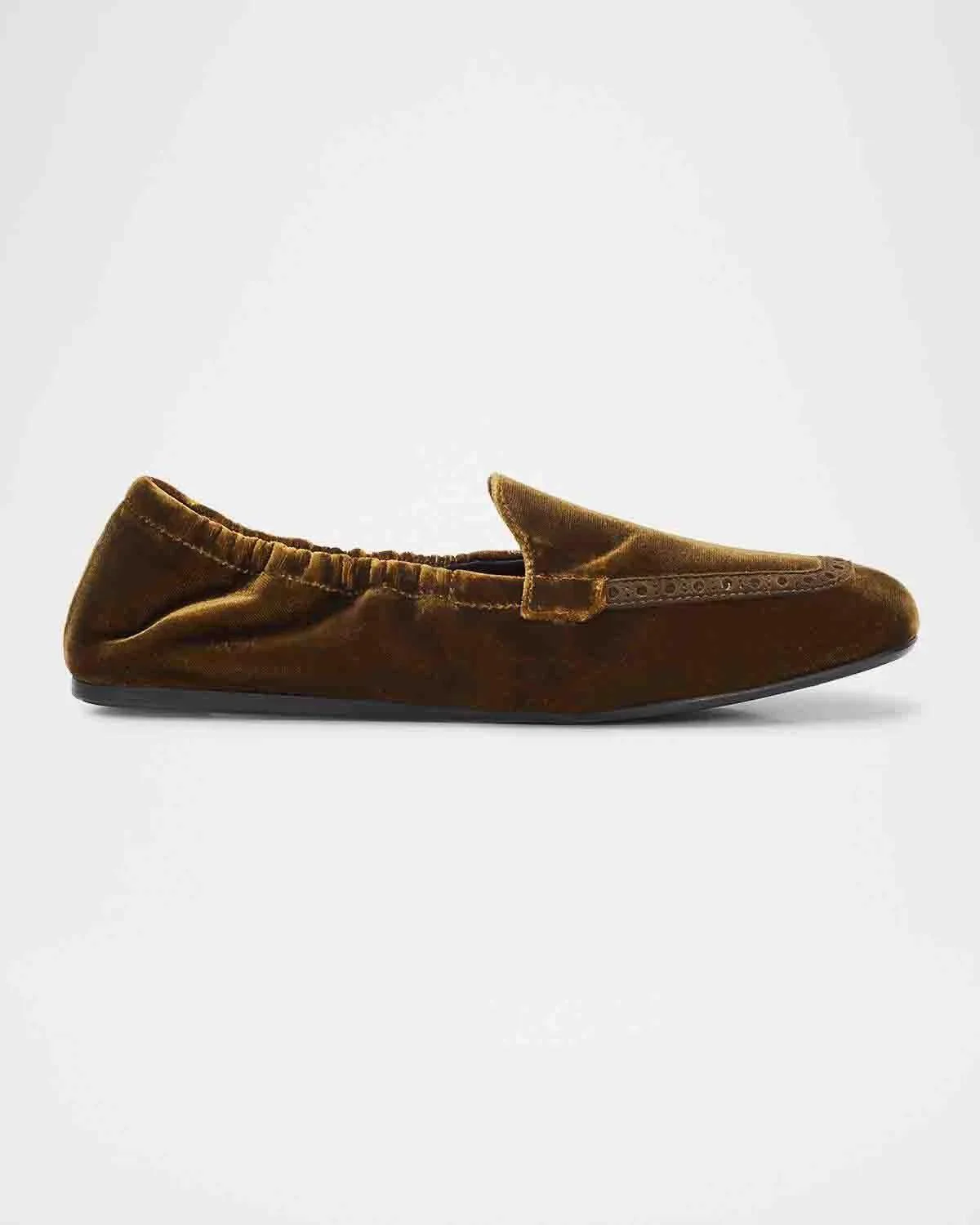 Rika Velvet Loafers - 1