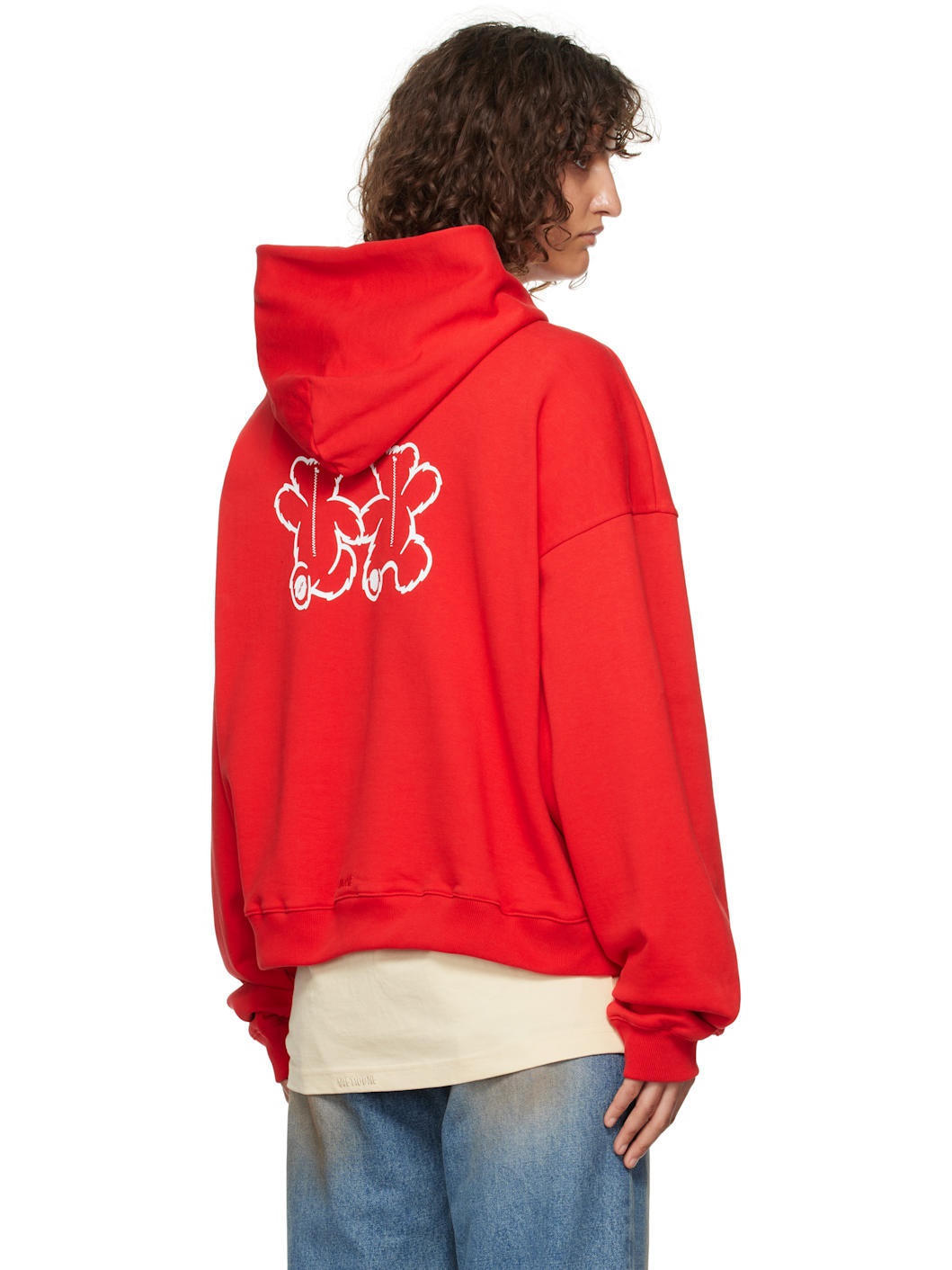 Red Teddy Twins Hoodie - 3