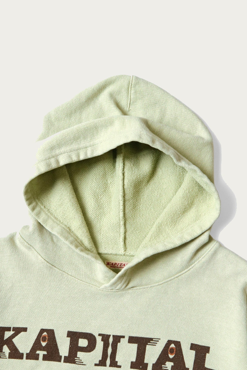 Kapital SWT Knit Hoodie (SPEAKEASY KAPITAL) - Mint outlook