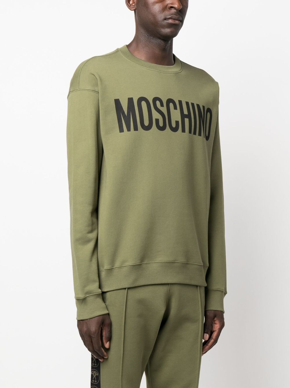 logo-print crew-neck sweatshirt - 3