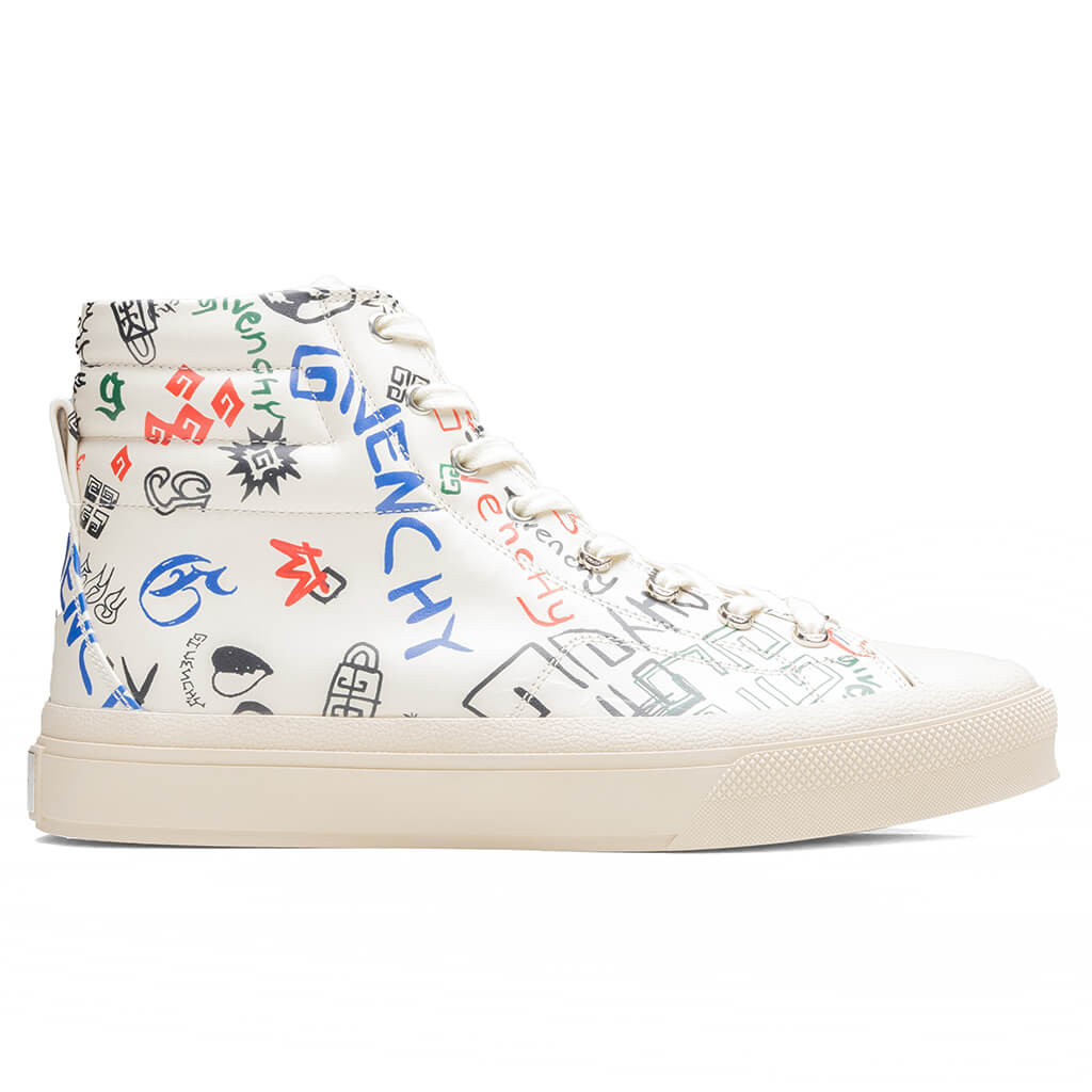 GIVENCHY CITY HIGH TOP SNEAKER - MULTICOLORED - 1