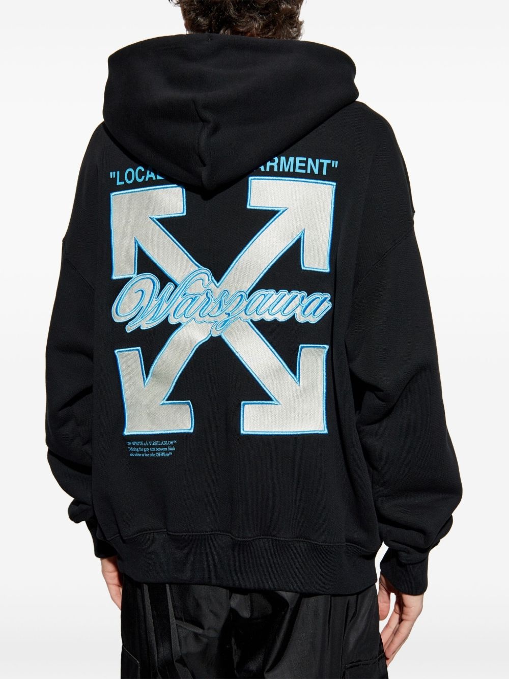 Arrows-embroidered hoodie - 5
