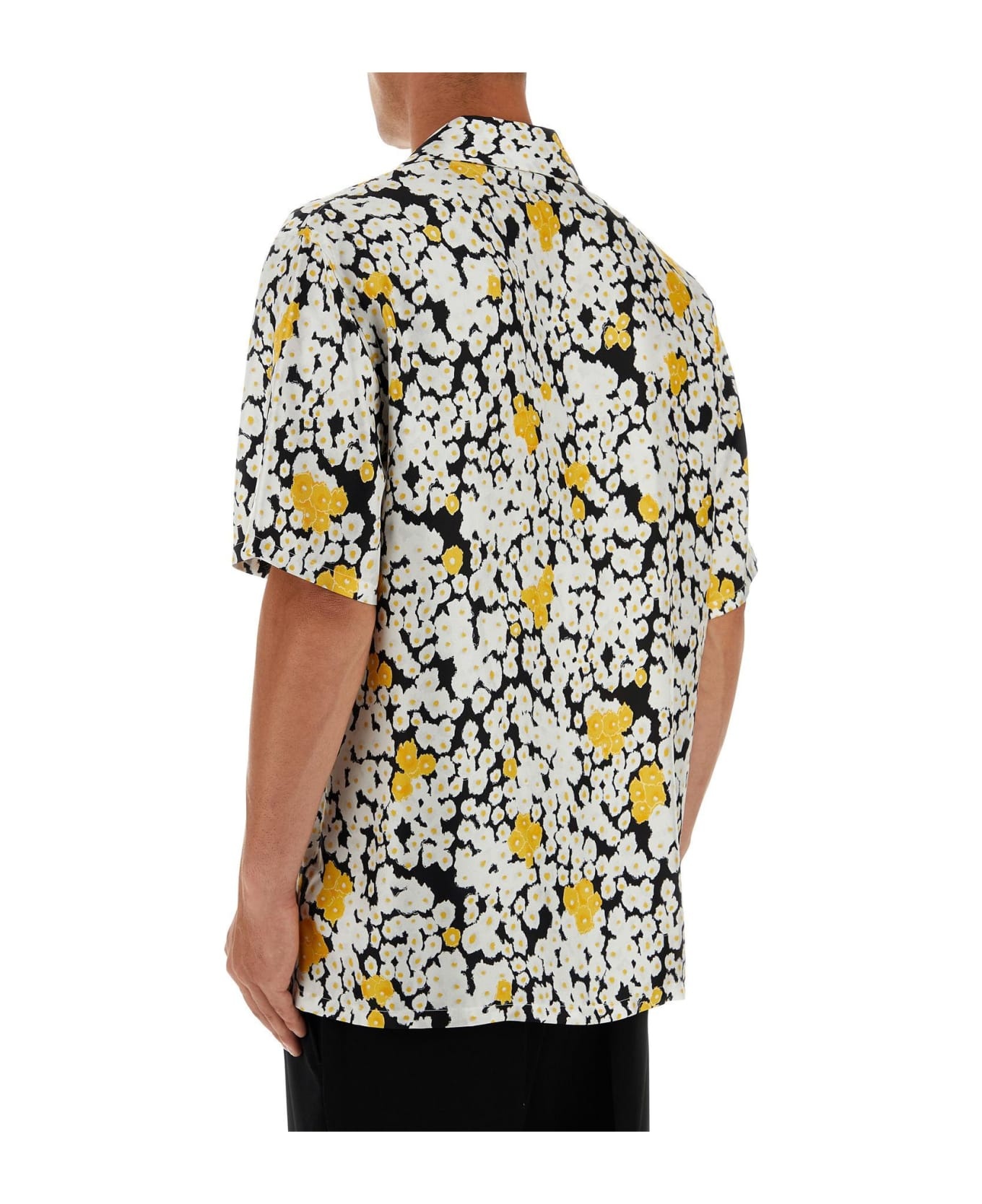 Printed Satin Shirt - 5