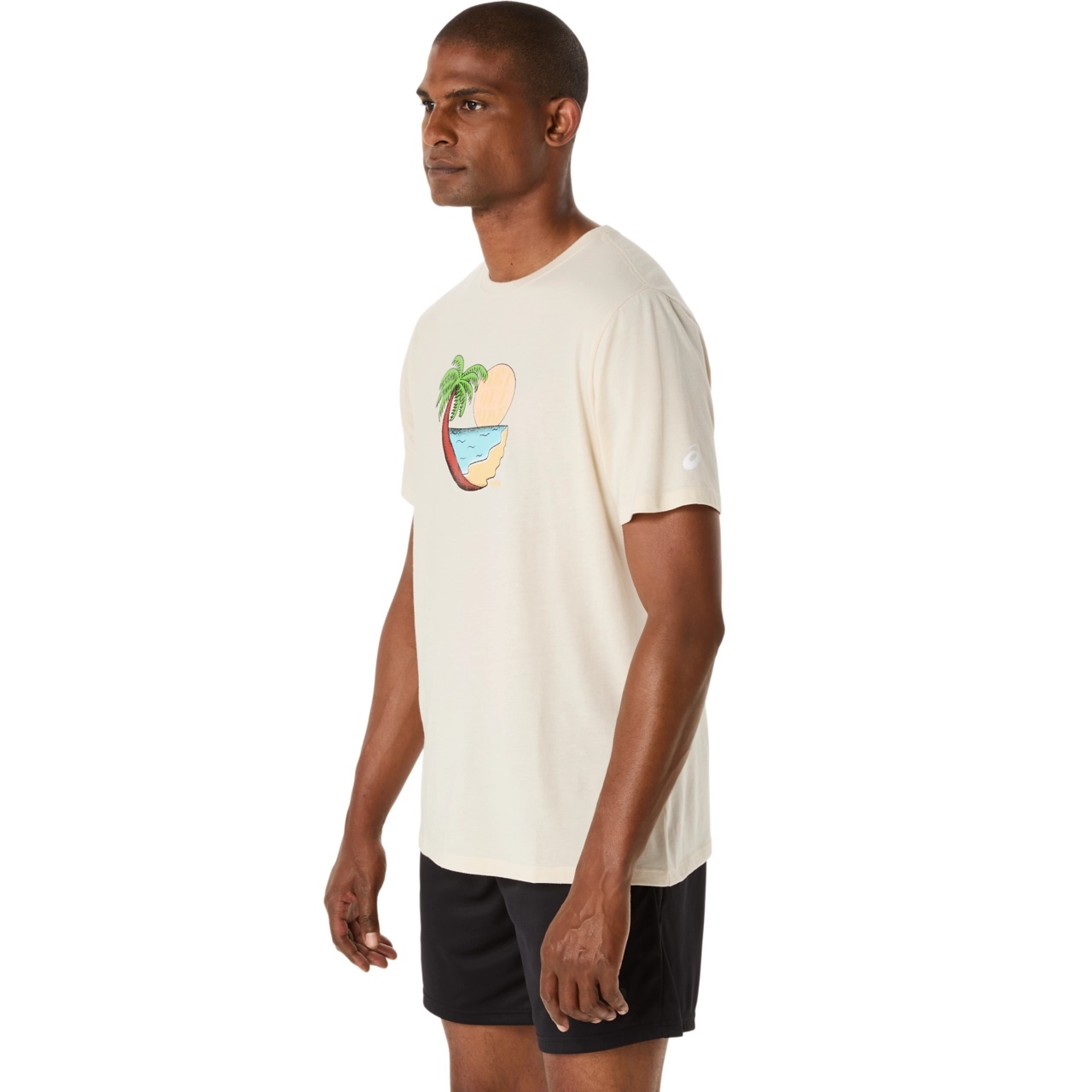 UNISEX ASICS PALM IN THE SUN SHORT SLEEVE TEE - 3