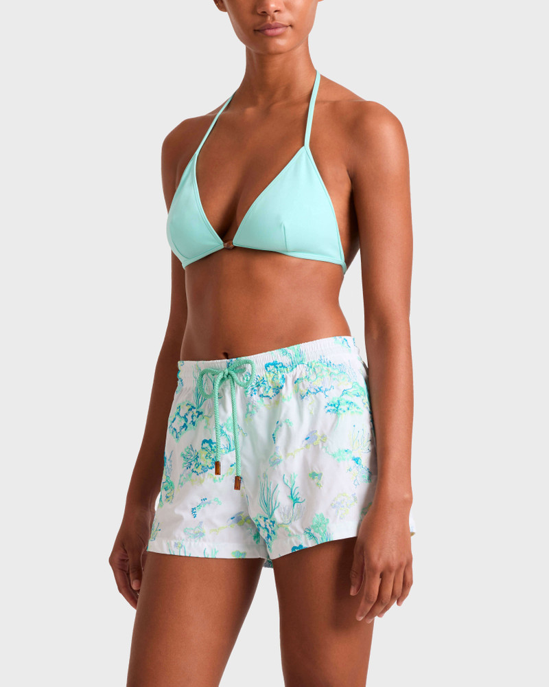 Vilebrequin WOMEN EMBROIDERED STRETCH SWIM TRUNKS CORAL REEF - LIMITED EDITION outlook